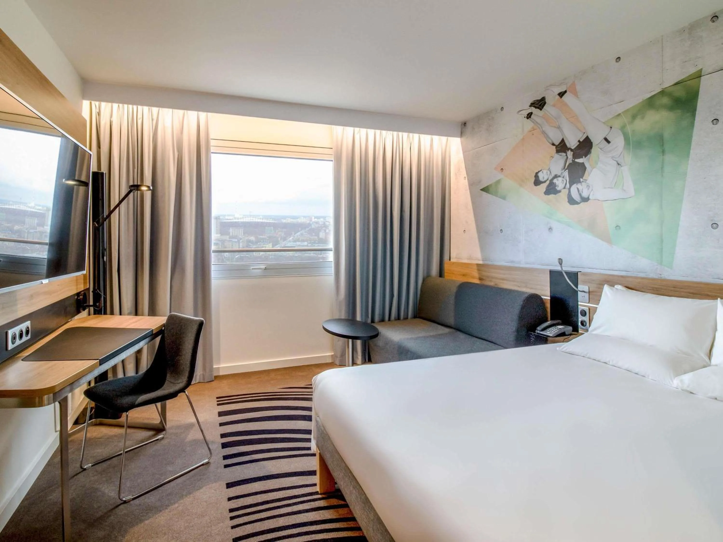 Bedroom, Bed in Novotel Warszawa Centrum