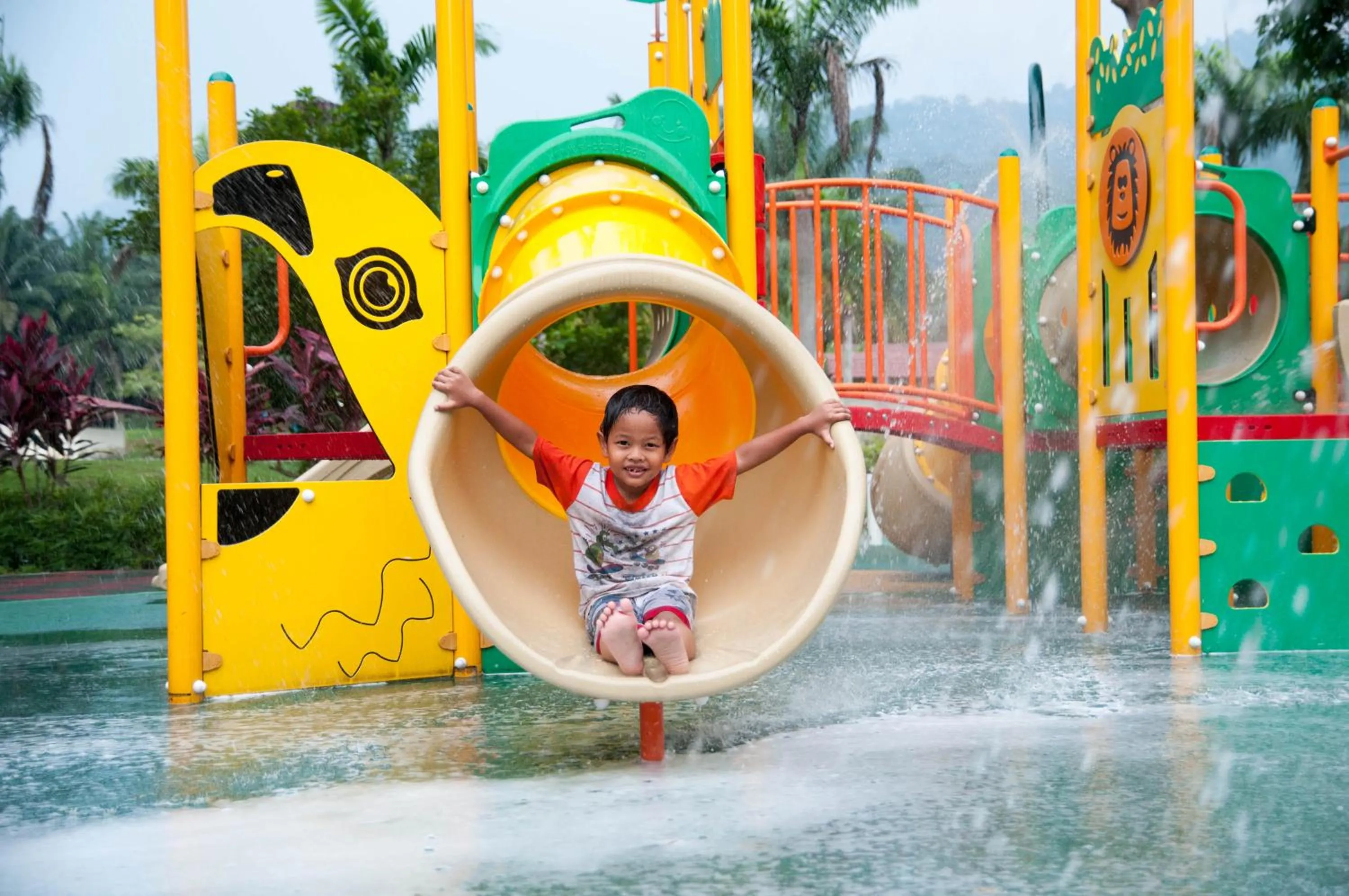 Aqua park in Hotel Felda Residence Hot Springs