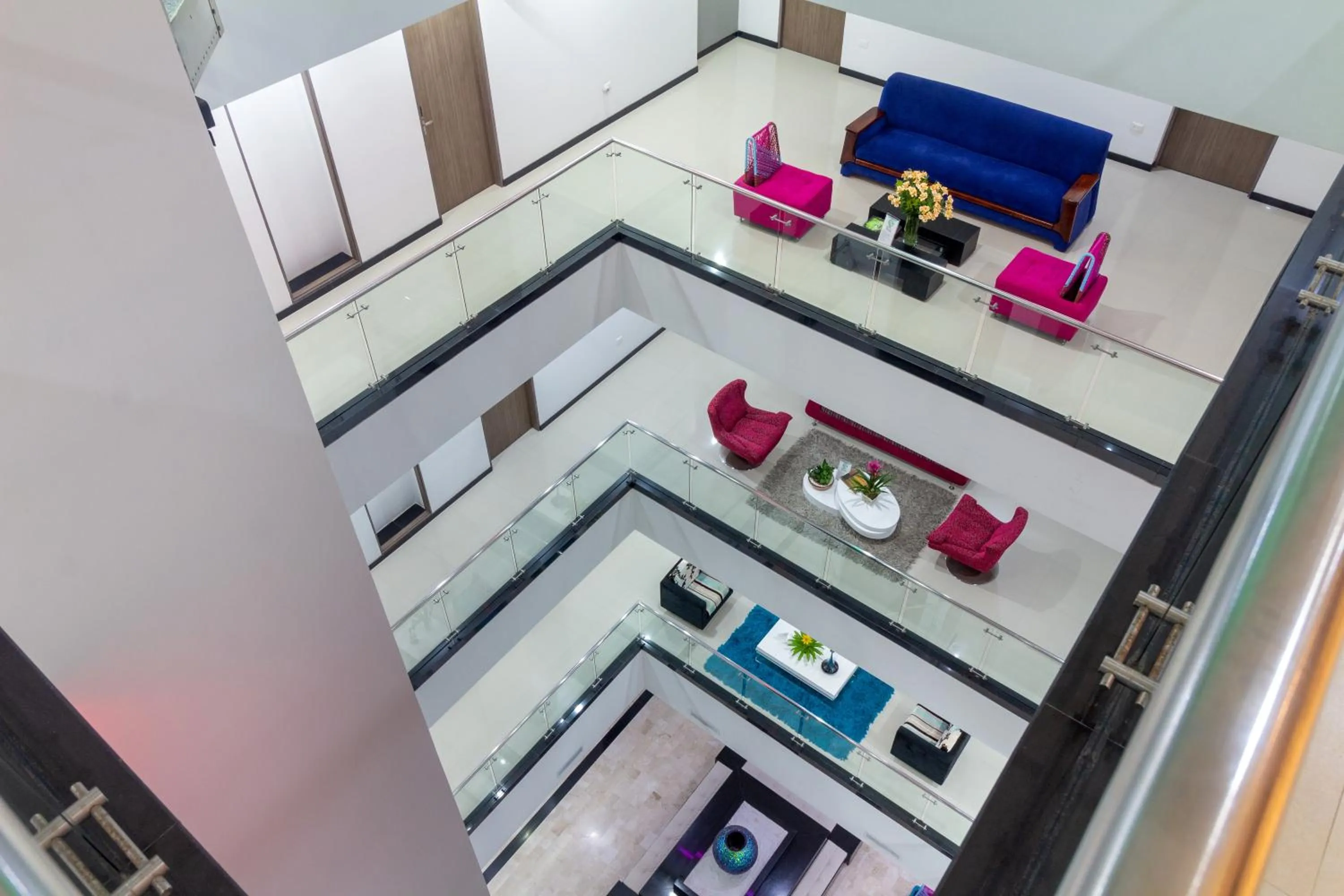 Seating area in Hotel Baroca