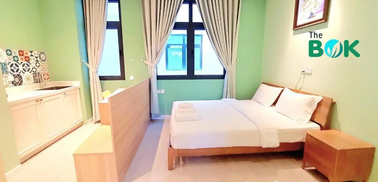 Bed in The Bok Serviced Apartments 1 - Managed by GoGo Phu Quoc Bed in The Bok Serviced Apartments 1 - Managed by GoGo Phu Quoc