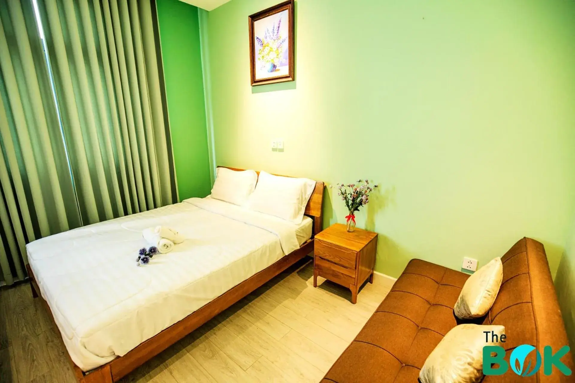 Bed in The Bok Serviced Apartments 1 - Managed by GoGo Phu Quoc Bed in The Bok Serviced Apartments 1 - Managed by GoGo Phu Quoc