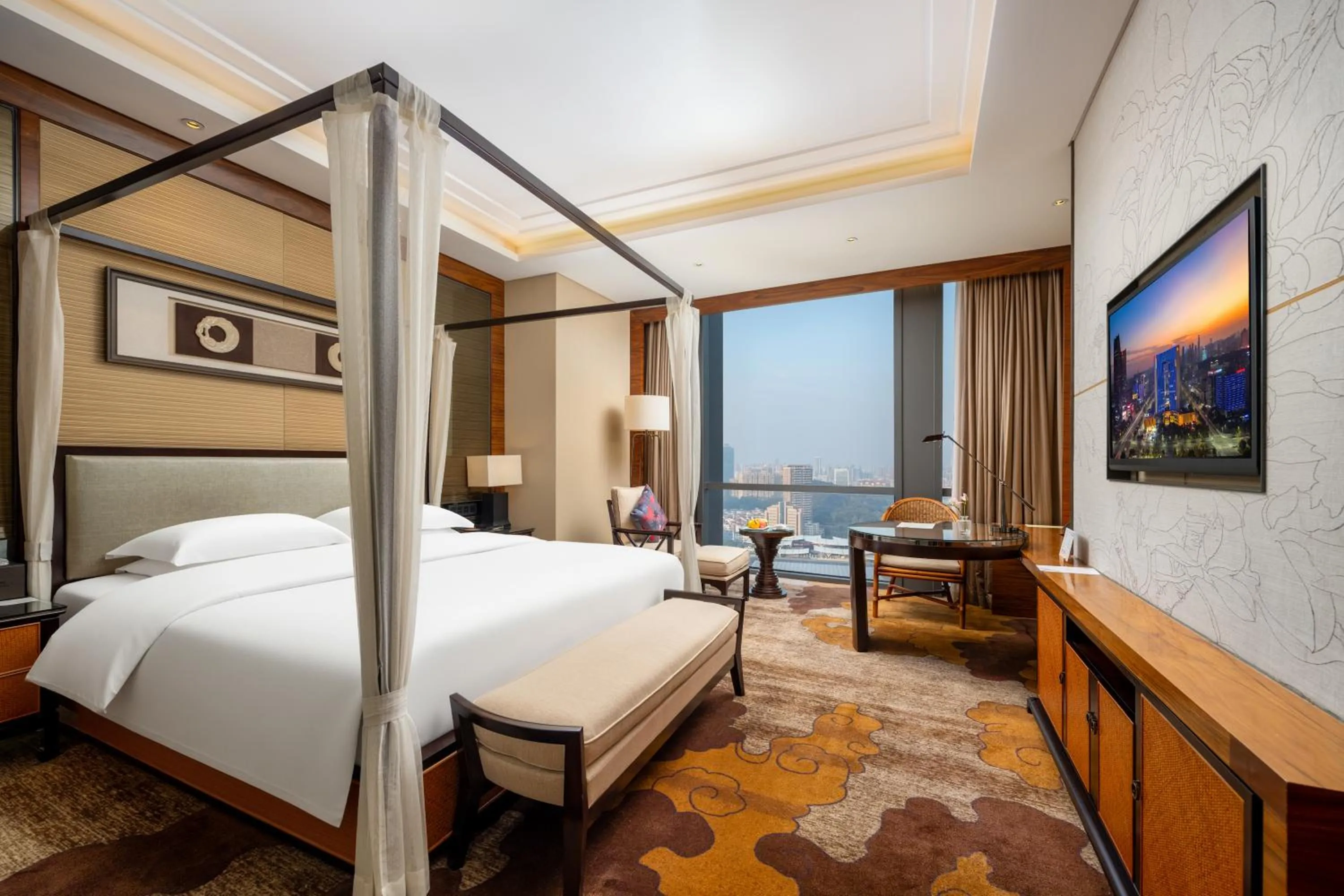 Photo of the whole room, Bed in Dongguan Kande International Hotel