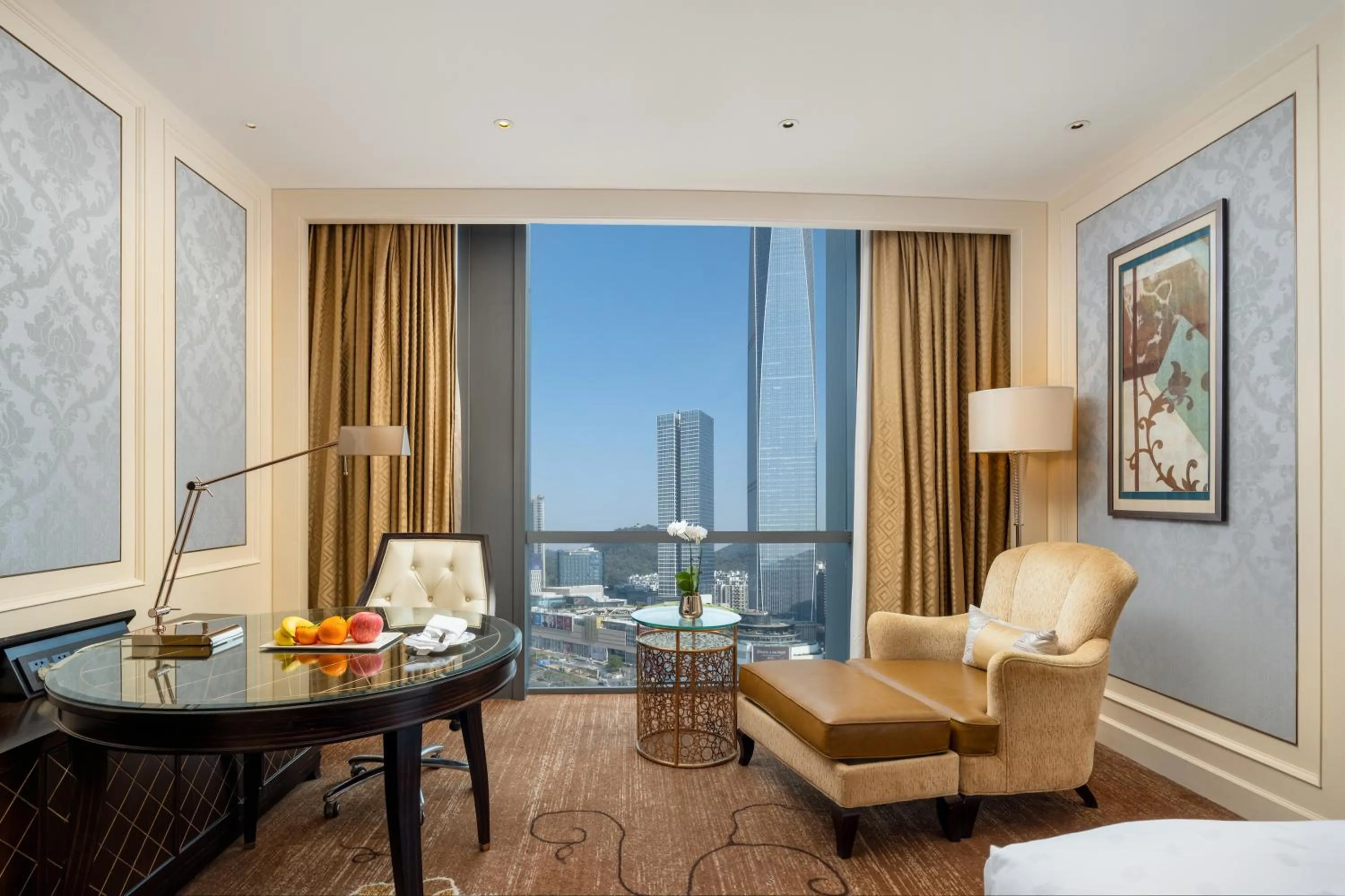 Seating area in Dongguan Kande International Hotel