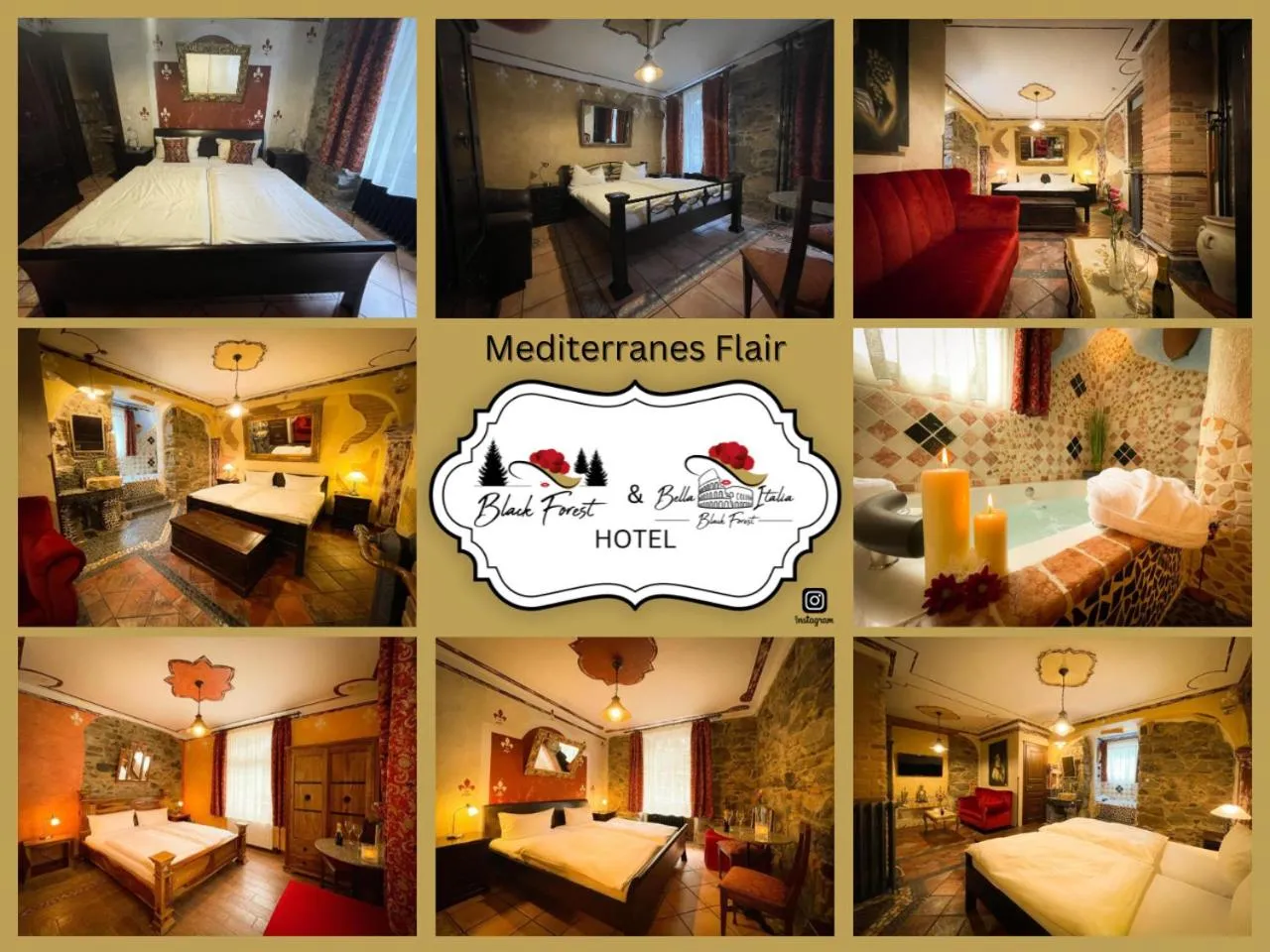 Bedroom, Bed in Black Forest Hotel Todtnau