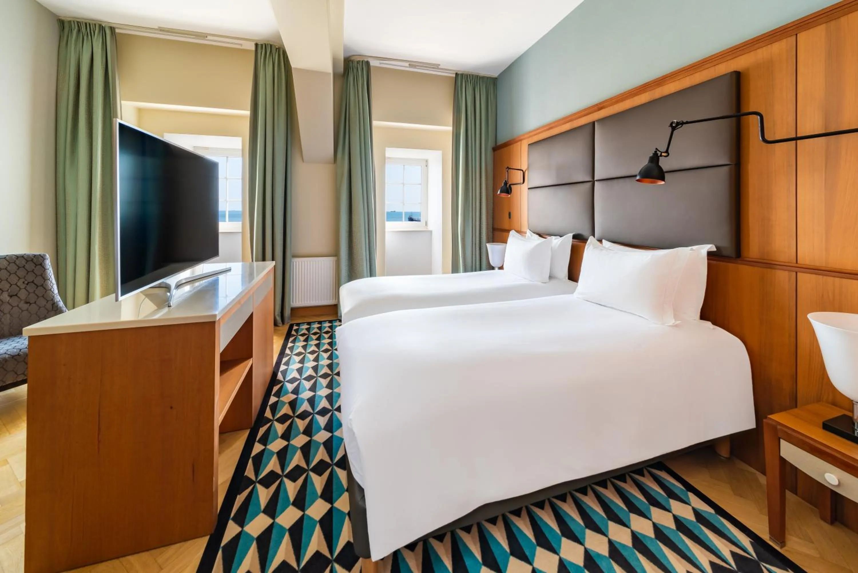 Bed in Sofitel Grand Sopot