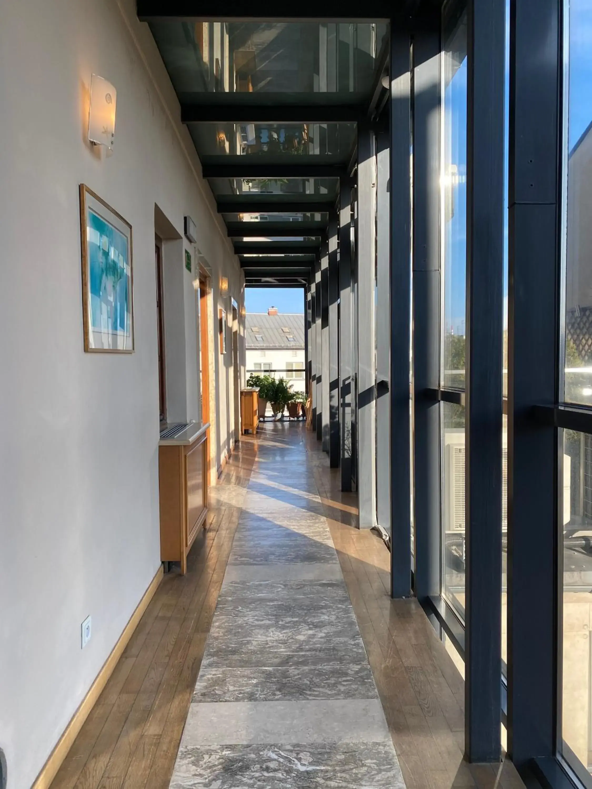 Property building in Hotel Rubinstein Property building in Hotel Rubinstein