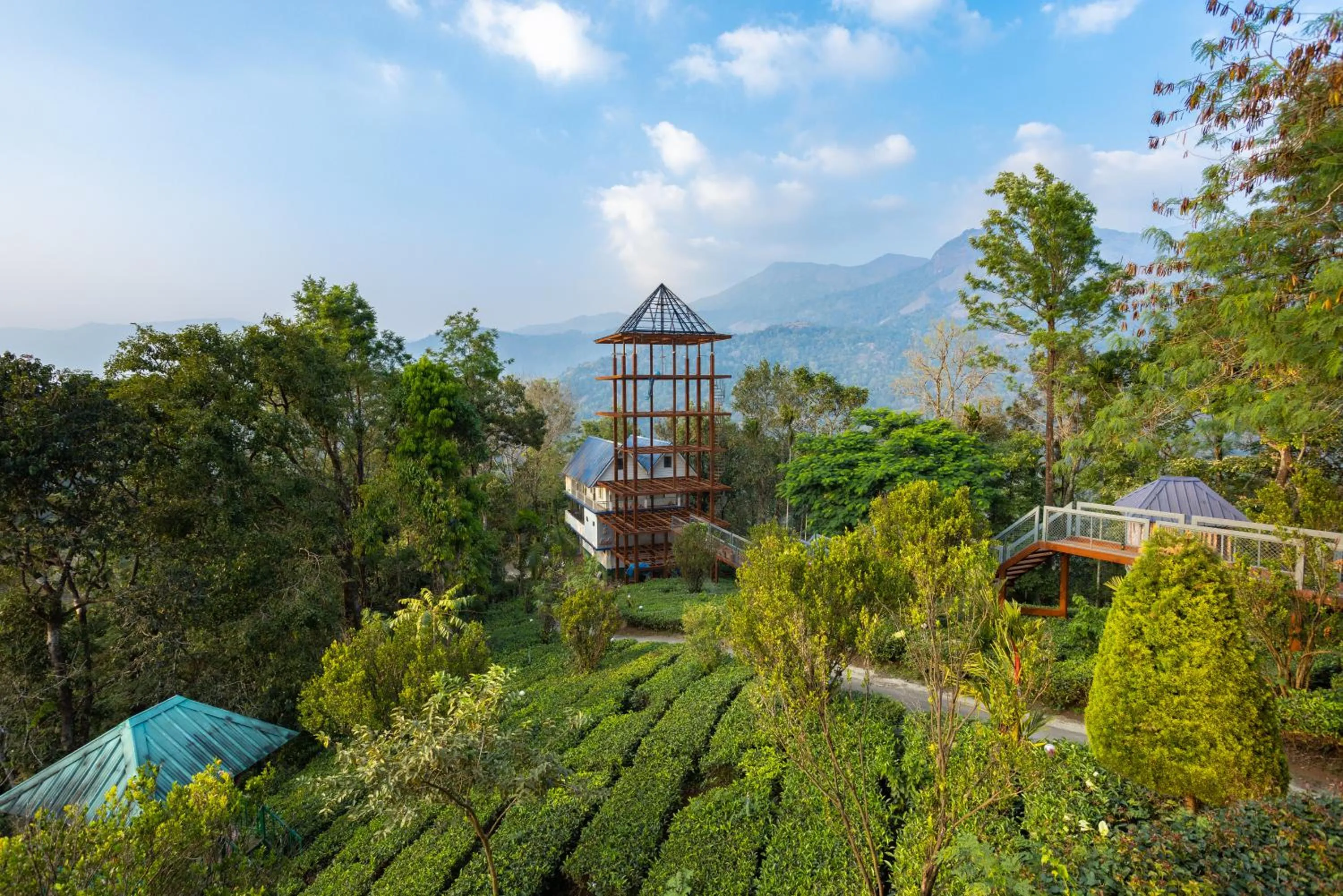 Garden view in Eterno Camellia & Elettaria Resort with Pool