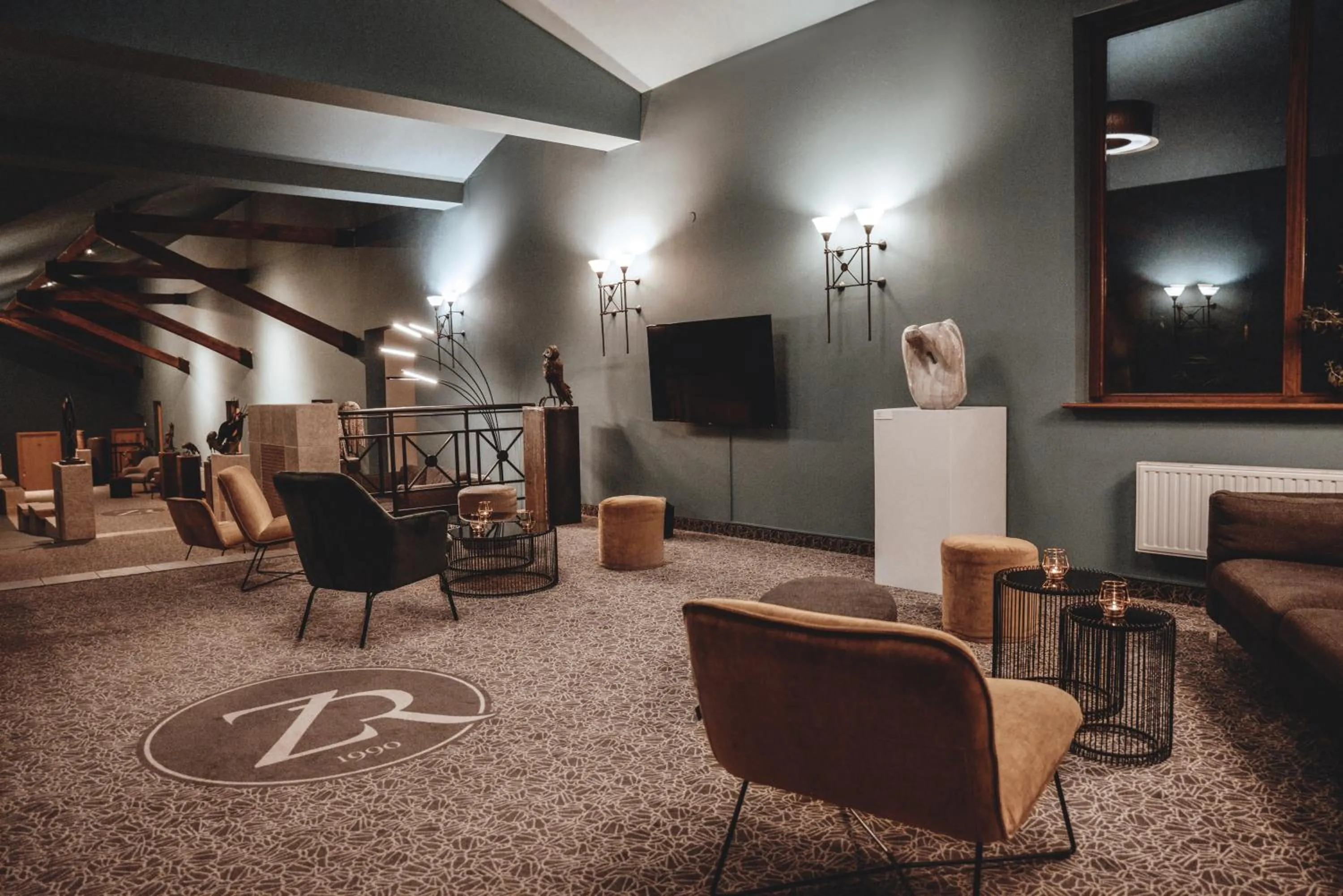 Lobby or reception in Dwór w Tomaszowicach