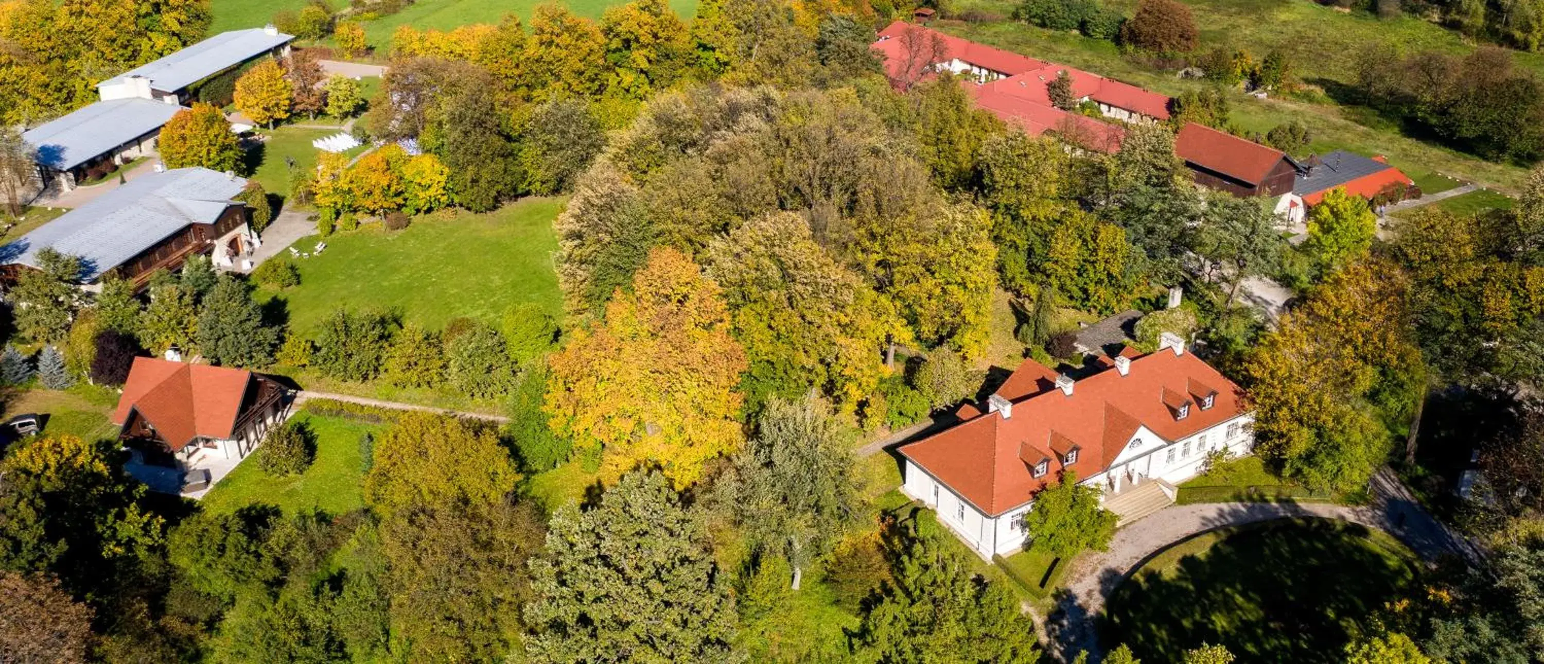 Bird's eye view in Dwór w Tomaszowicach Bird's eye view in Dwór w Tomaszowicach