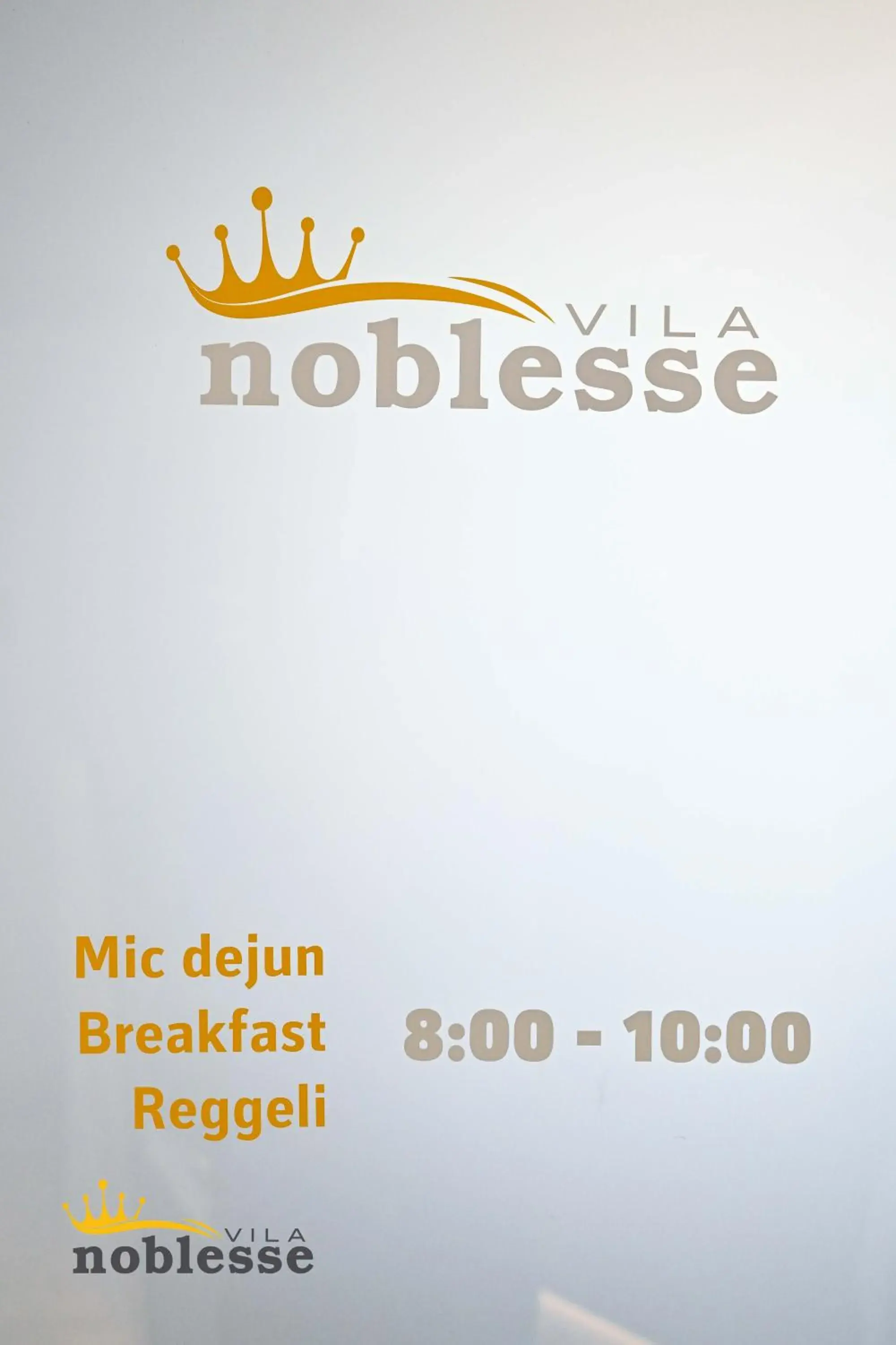 Breakfast in Vila Noblesse Breakfast in Vila Noblesse