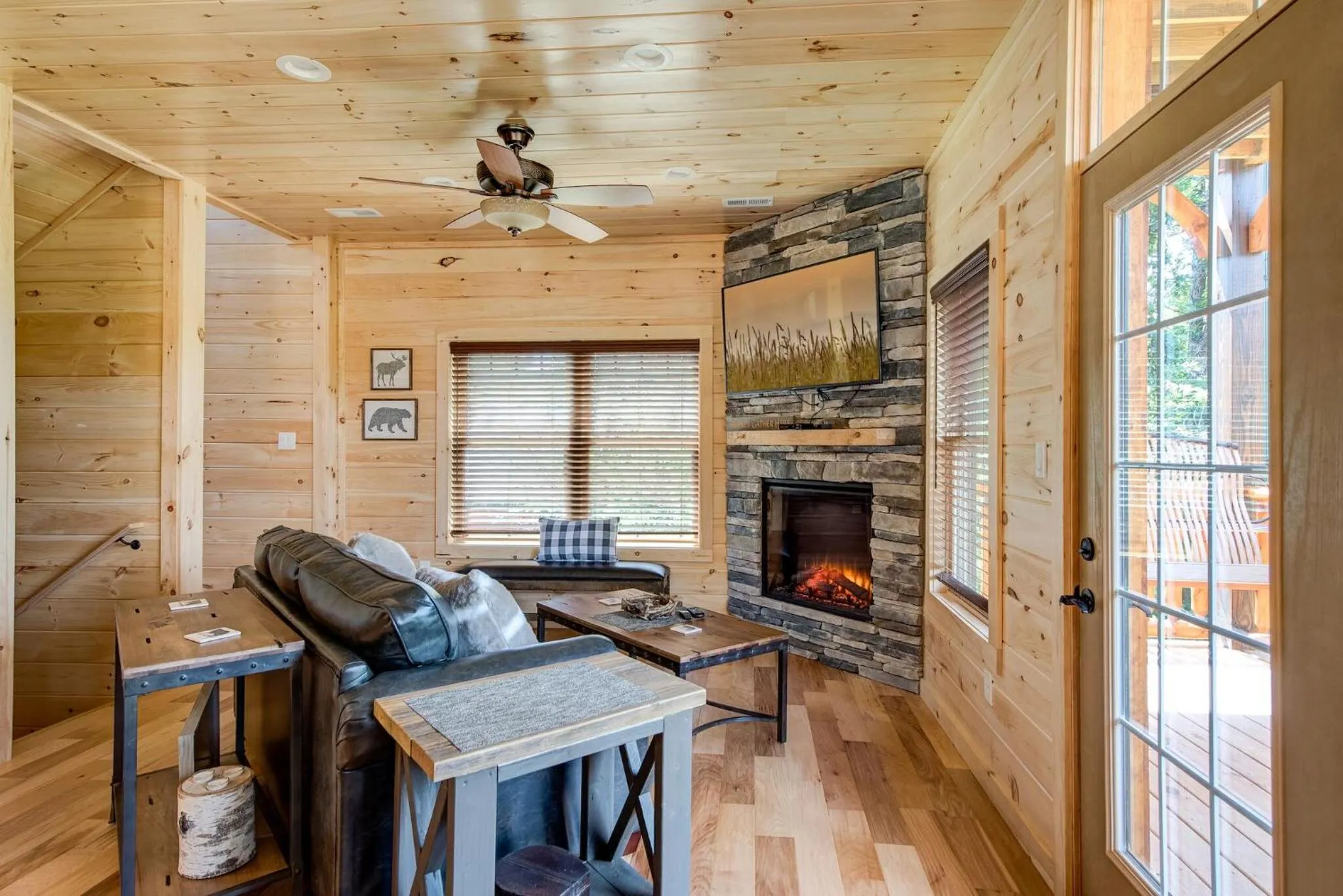 Living room in Smoky Haven