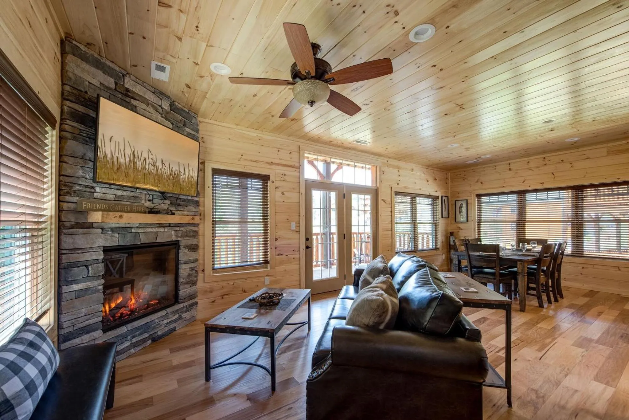 Living room in Smoky Haven