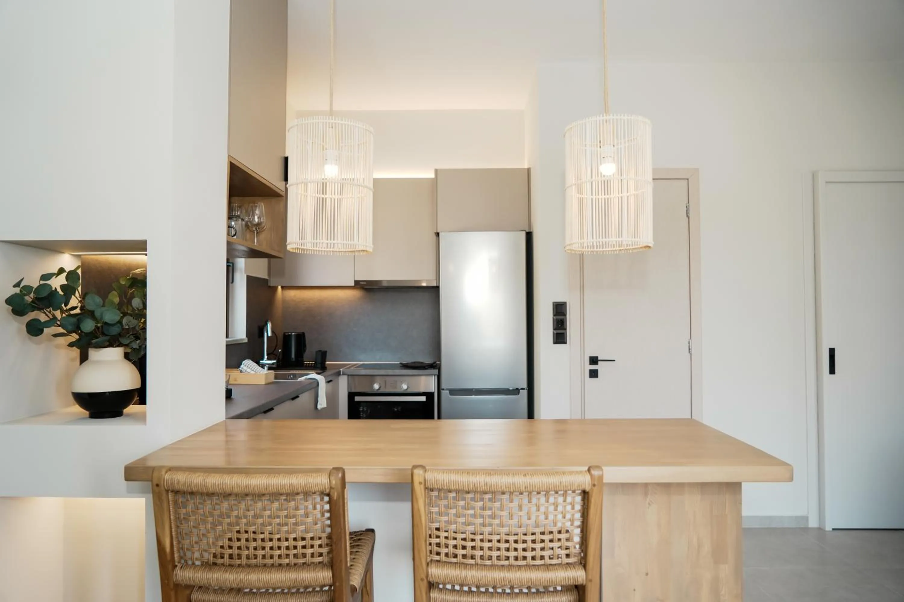 kitchen in Vardians Villas & Suites