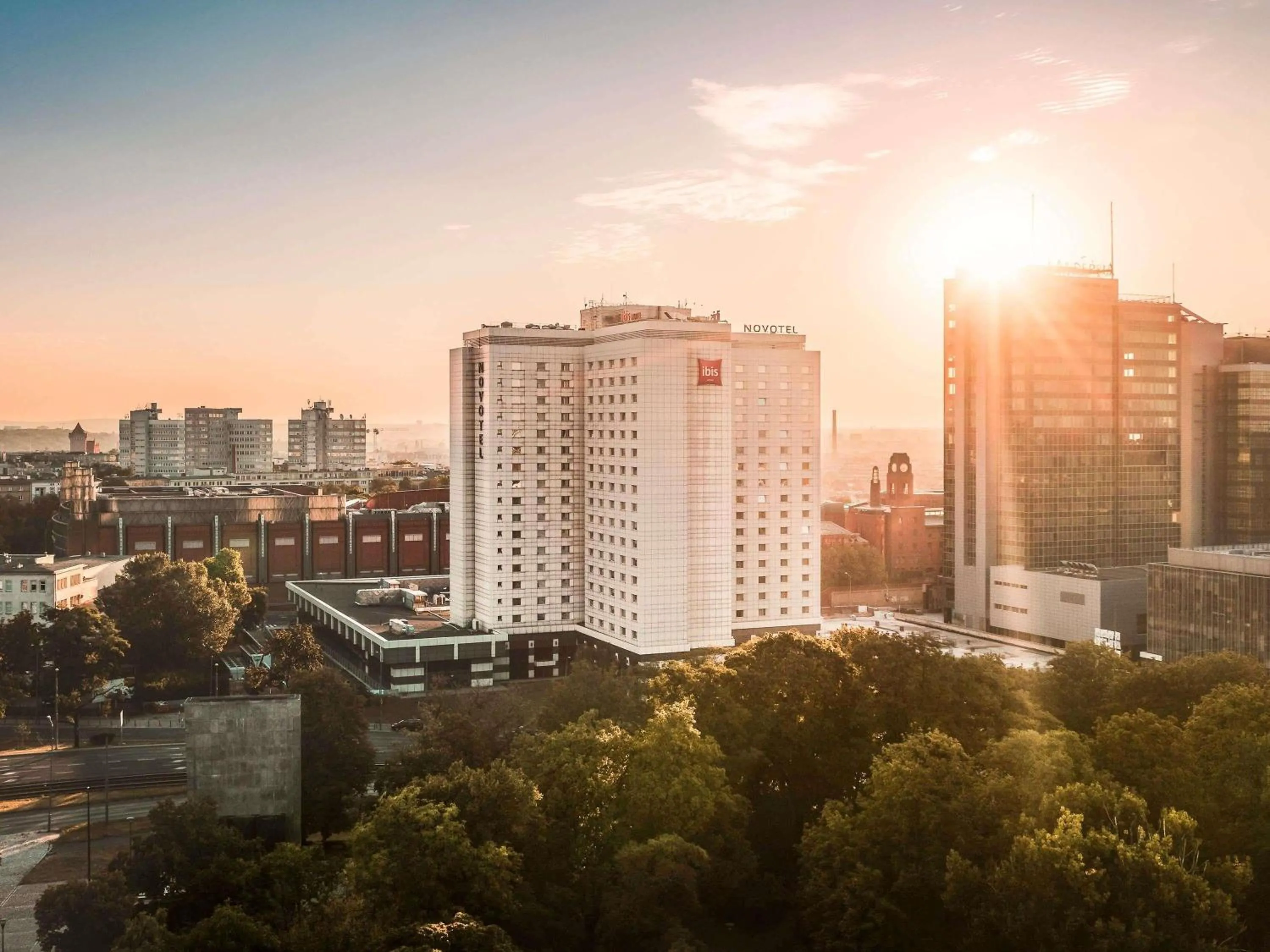 Property building in Novotel Poznan Centrum
