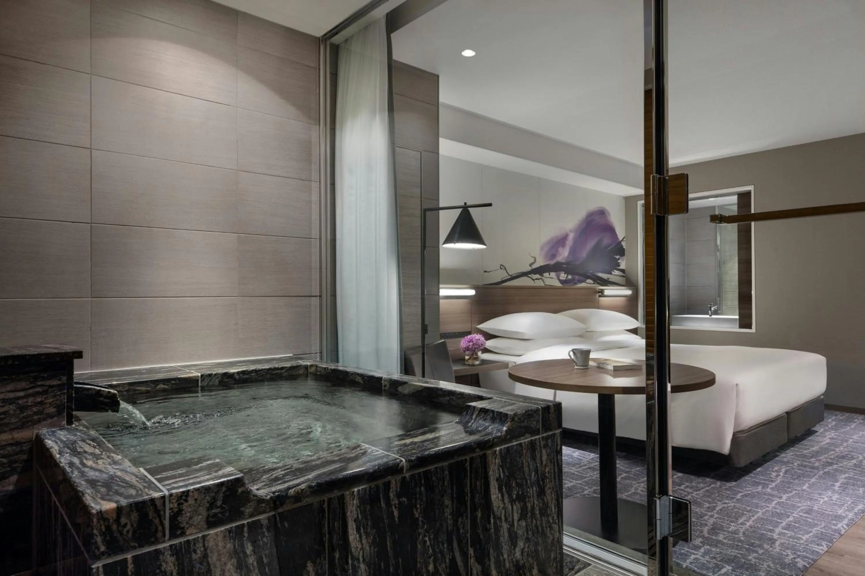 Photo of the whole room, Bed in Lake Biwa Marriott Hotel