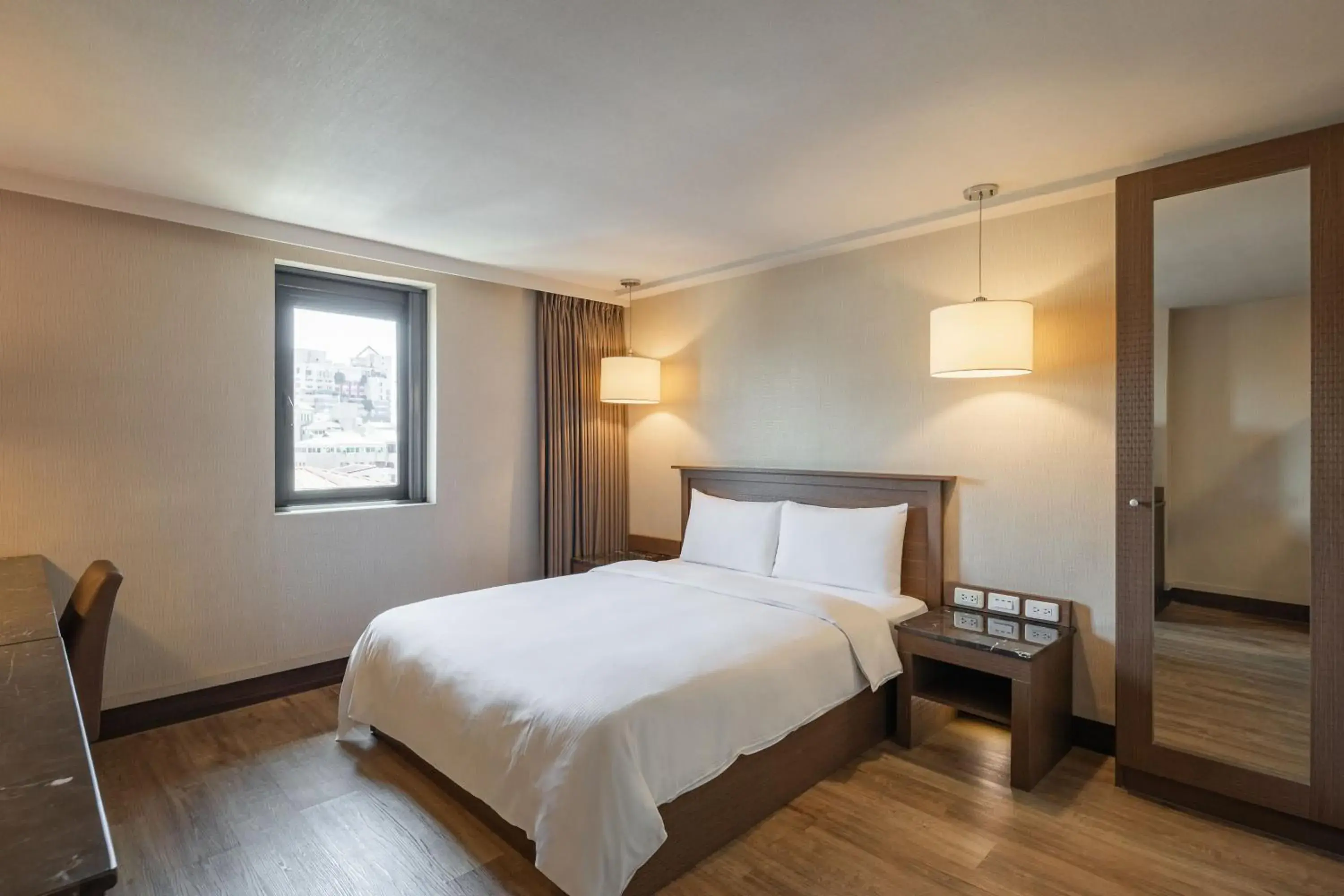 View (from property/room), Bed in Kindness Hotel - Yuanlin Branch View (from property/room), Bed in Kindness Hotel - Yuanlin Branch