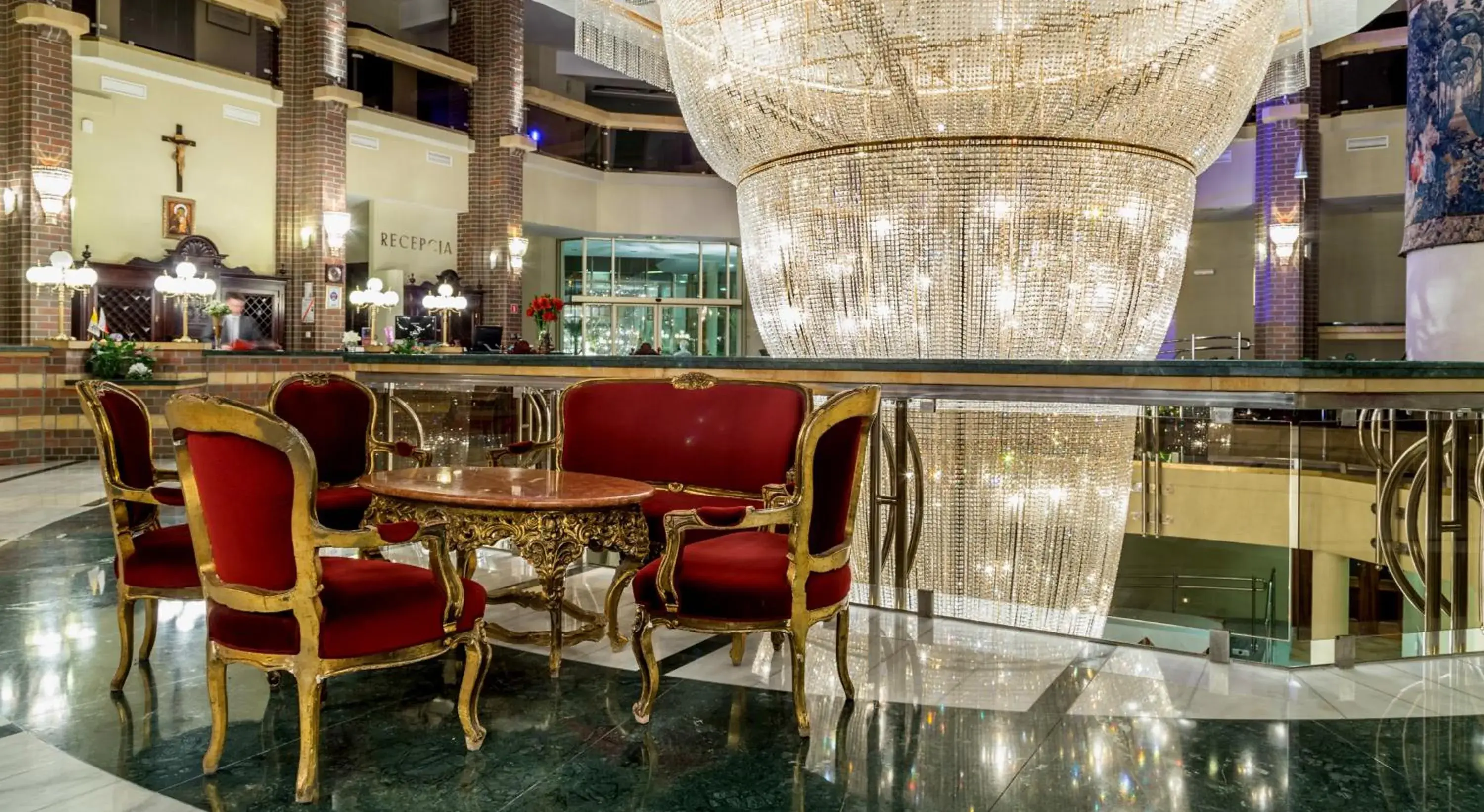 Lobby or reception in Hotel im. Jana Pawła II