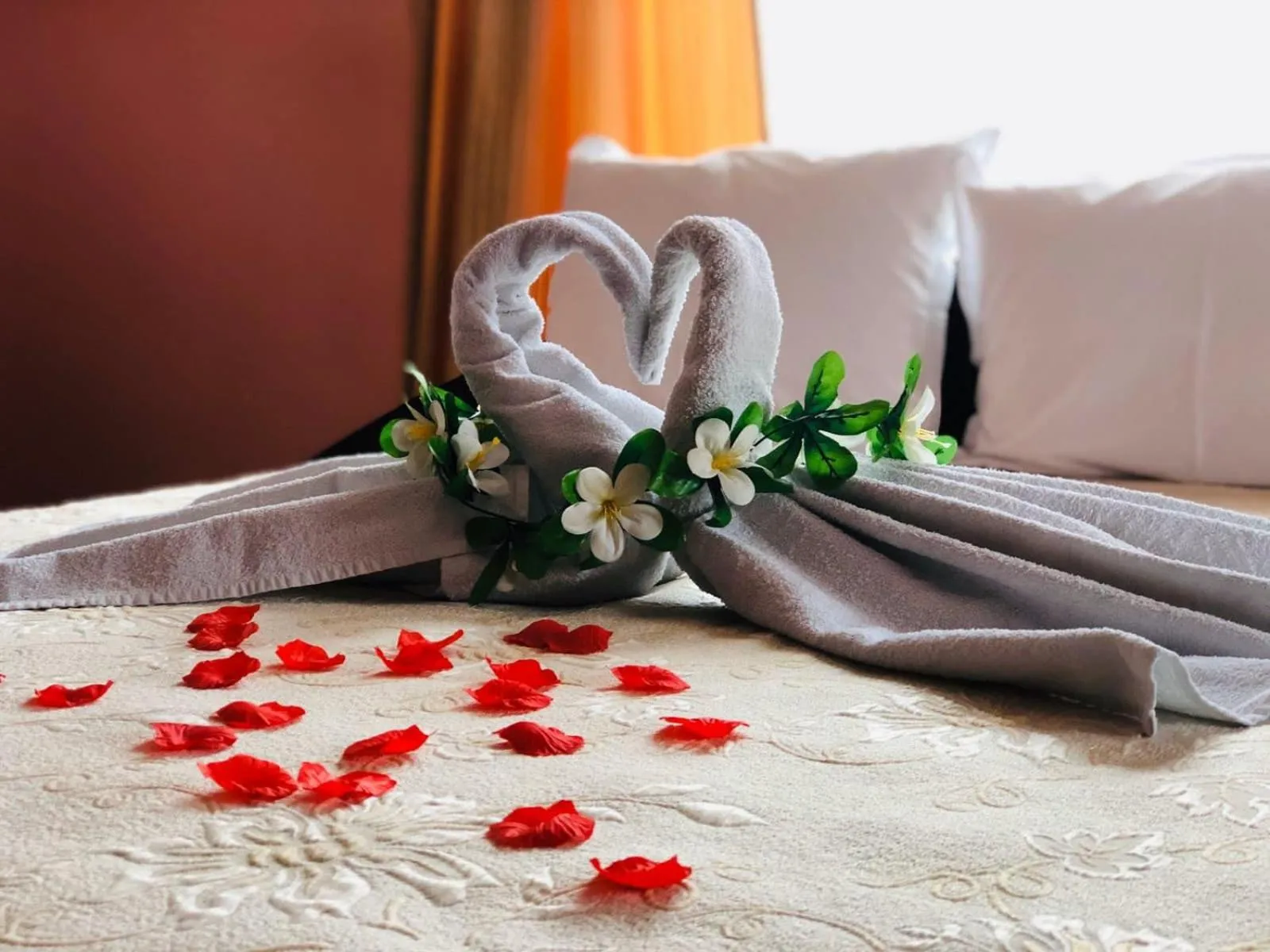 Bed in Meatsa Hotel