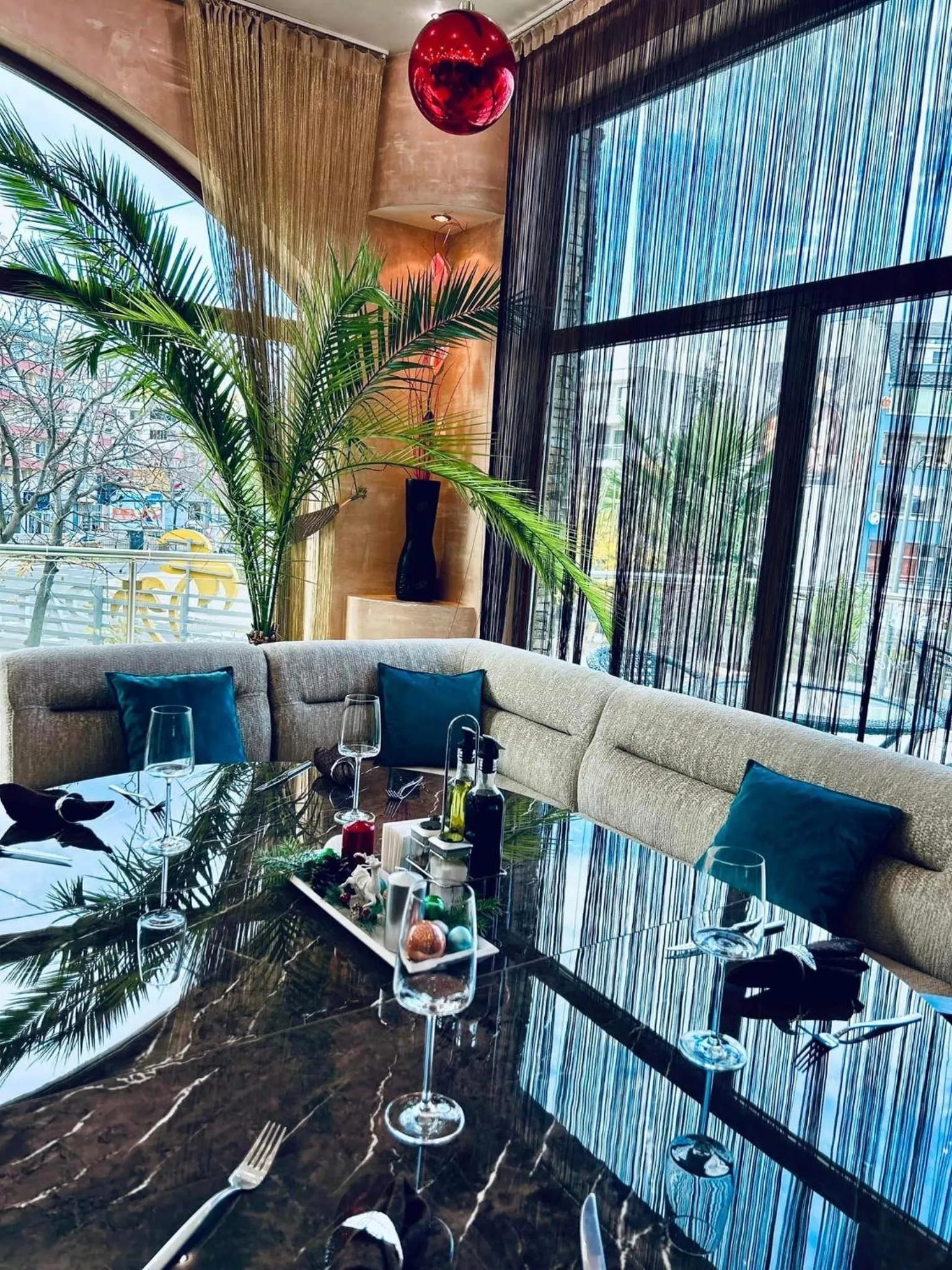 Seating area in Meatsa Hotel