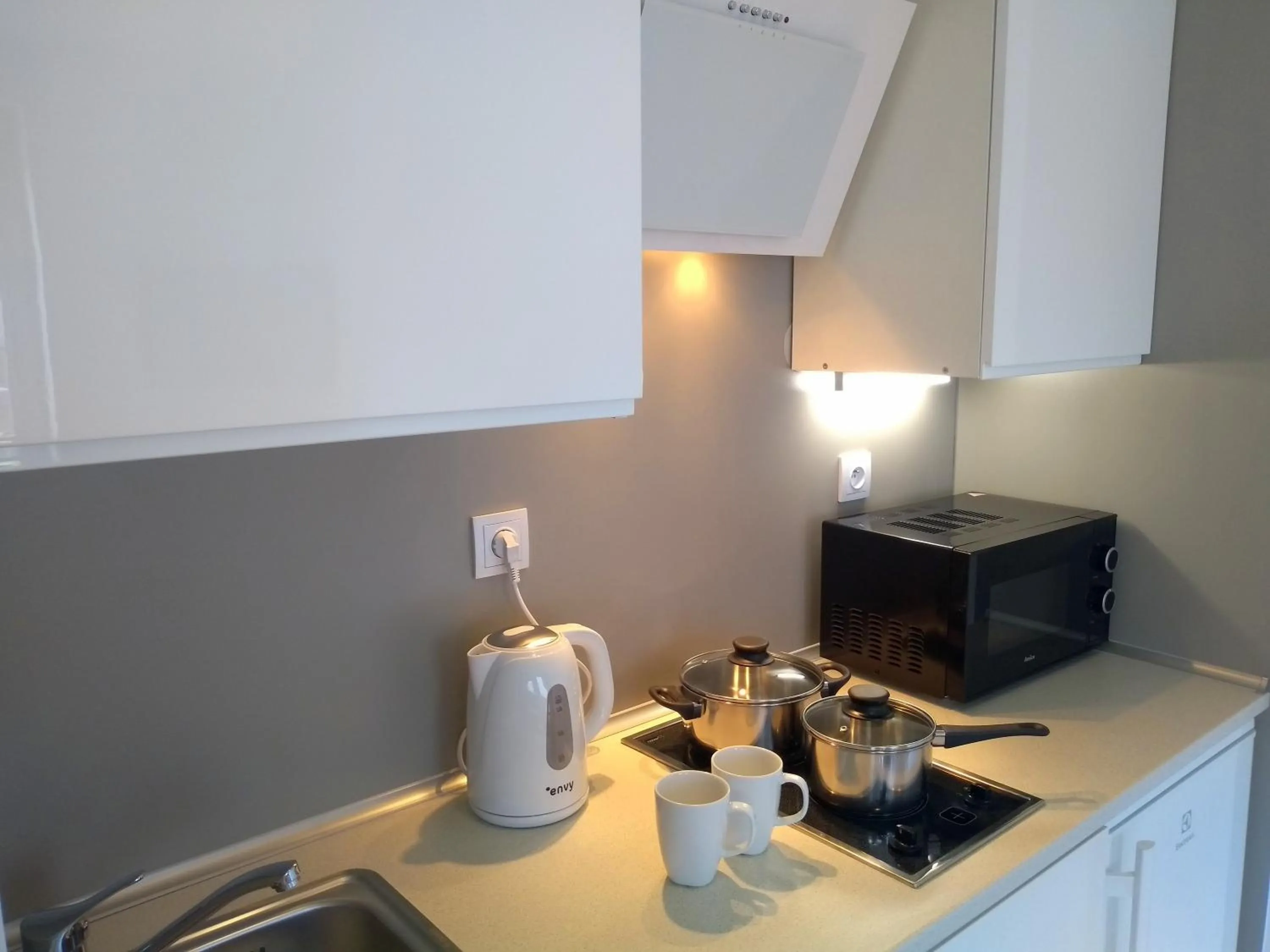 Coffee/tea facilities in Warsaw Apartments Magnolie