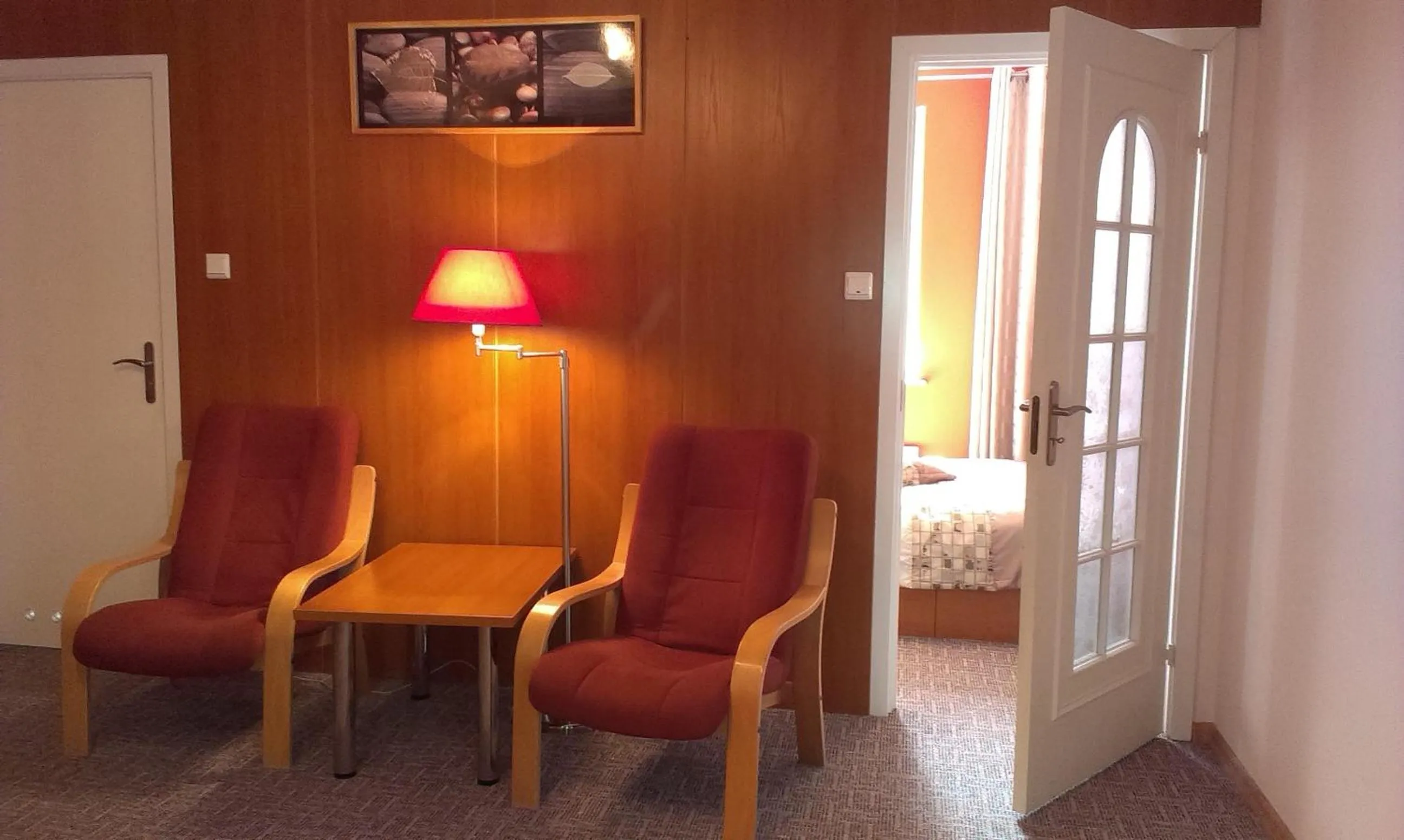 Seating area in Warsaw Apartments Magnolie