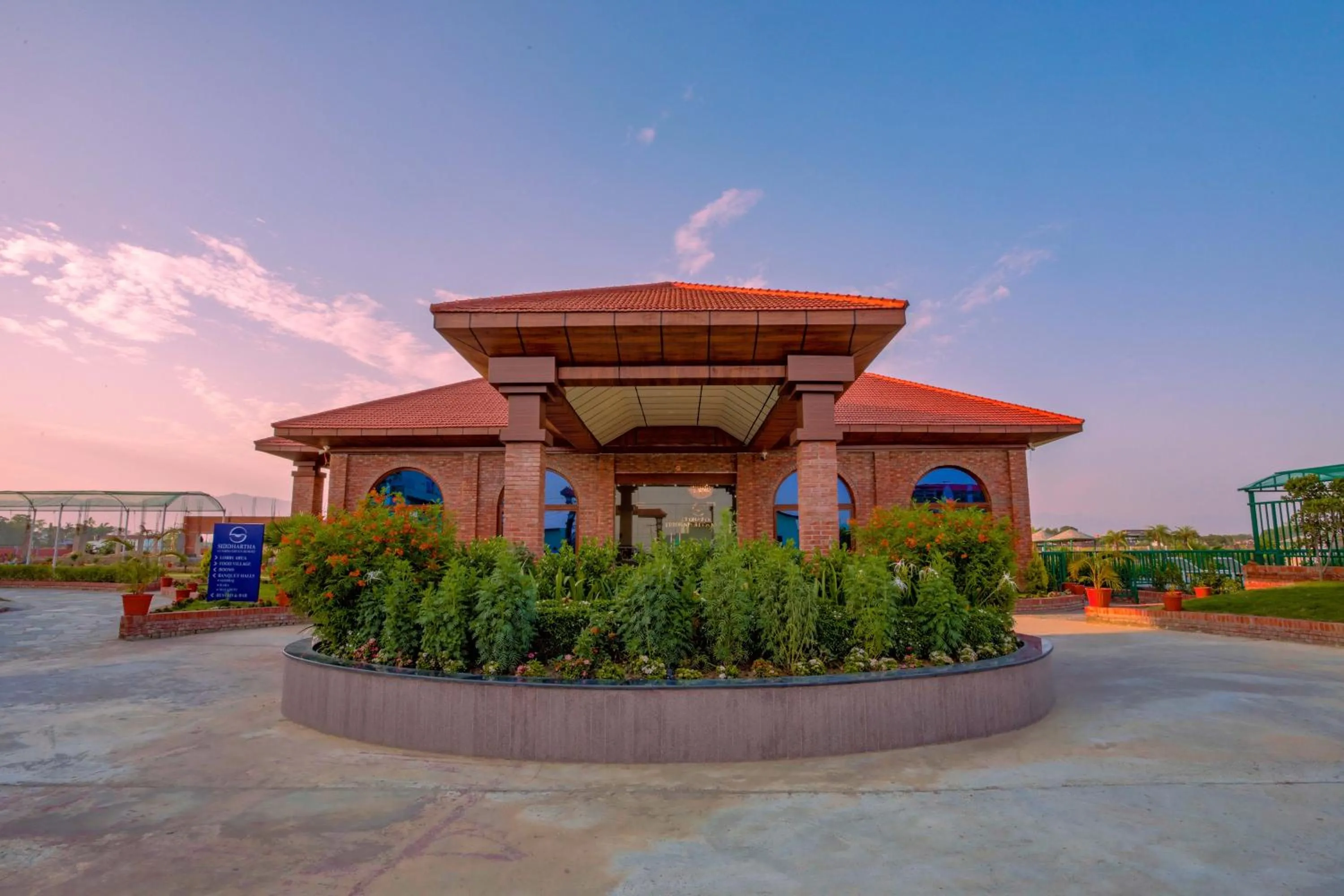 Facade/entrance in Lumbini Green Resort