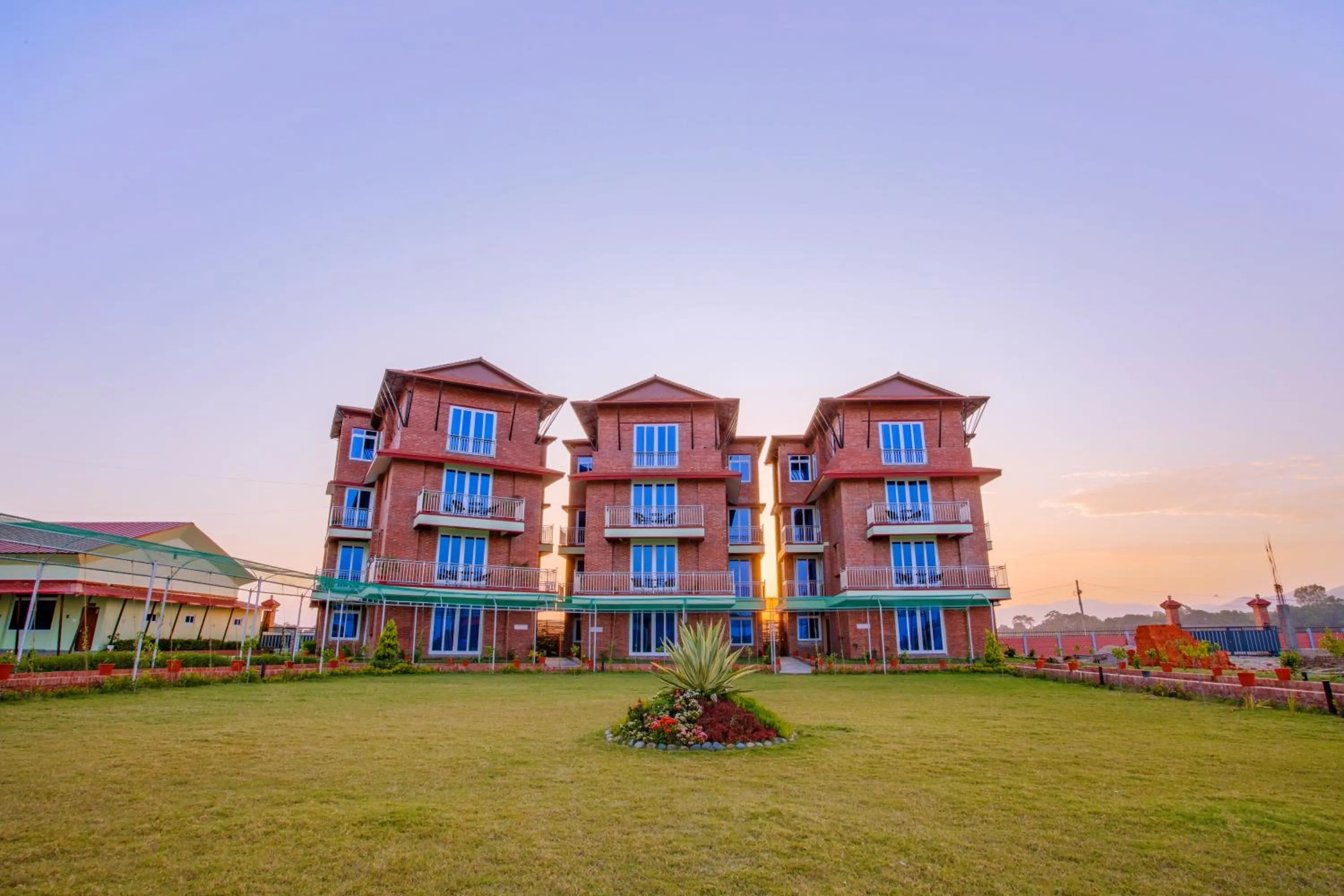 Property building in Lumbini Green Resort
