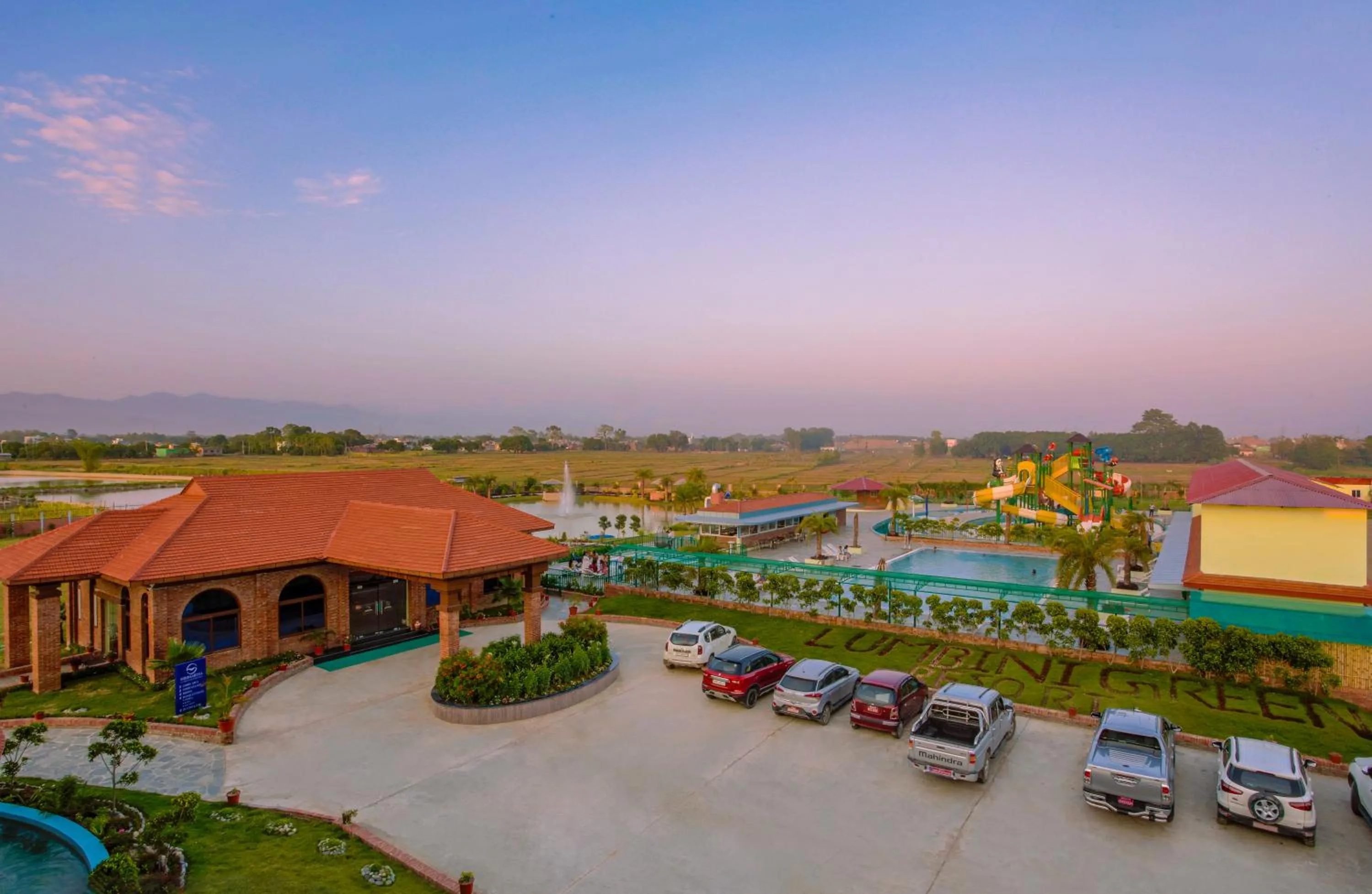 Property building in Lumbini Green Resort
