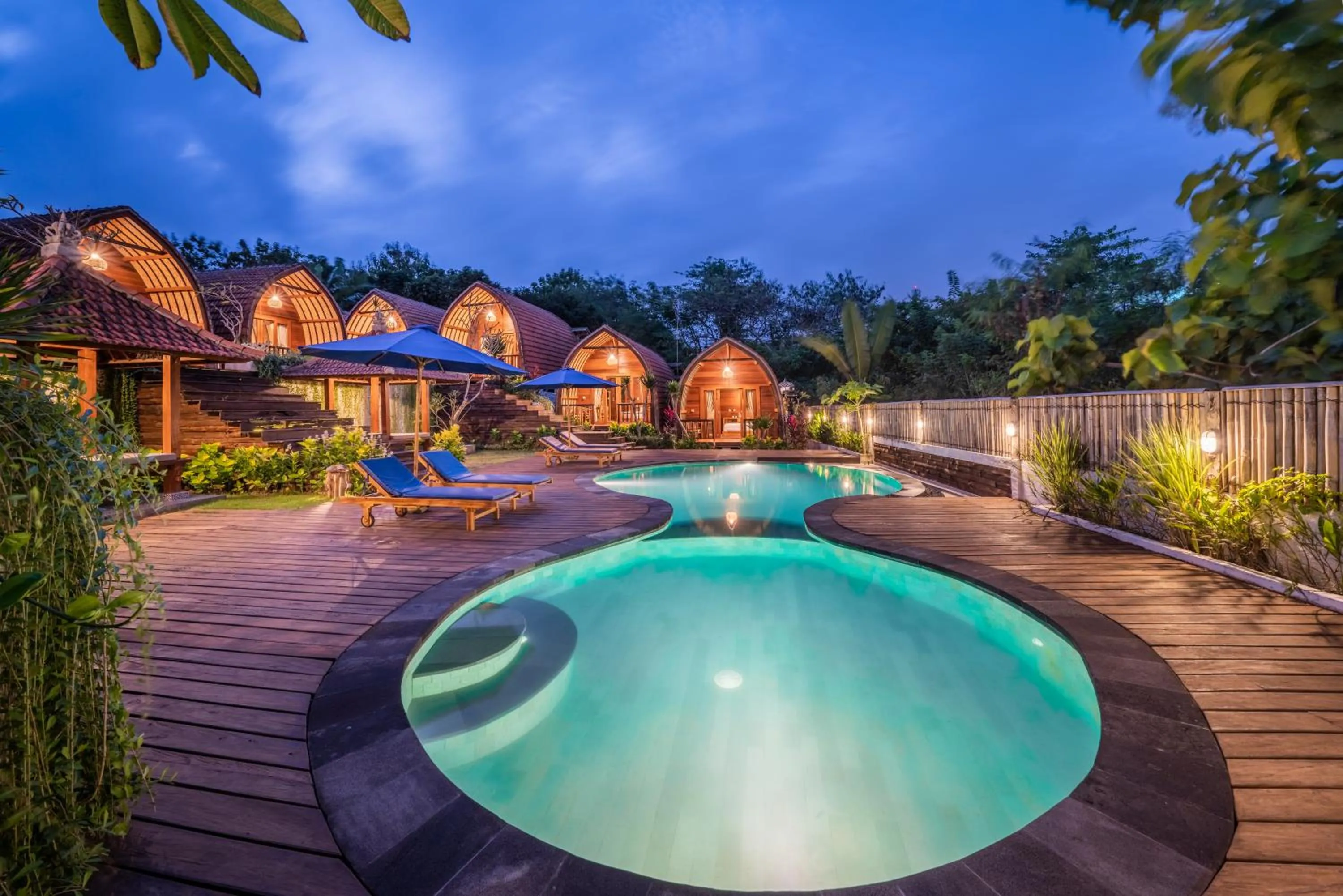 Swimming pool in Lumbung Sari