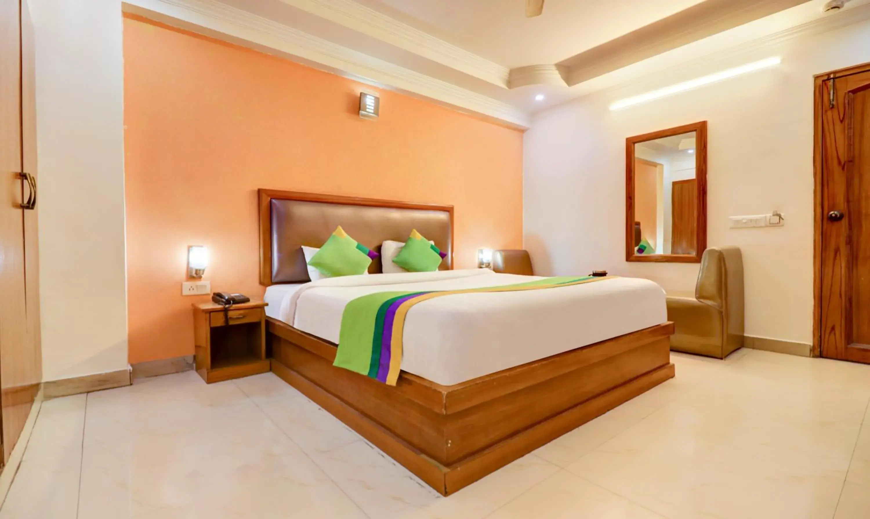 Bed in Treebo Calista, Patel Nagar Bed in Treebo Calista, Patel Nagar