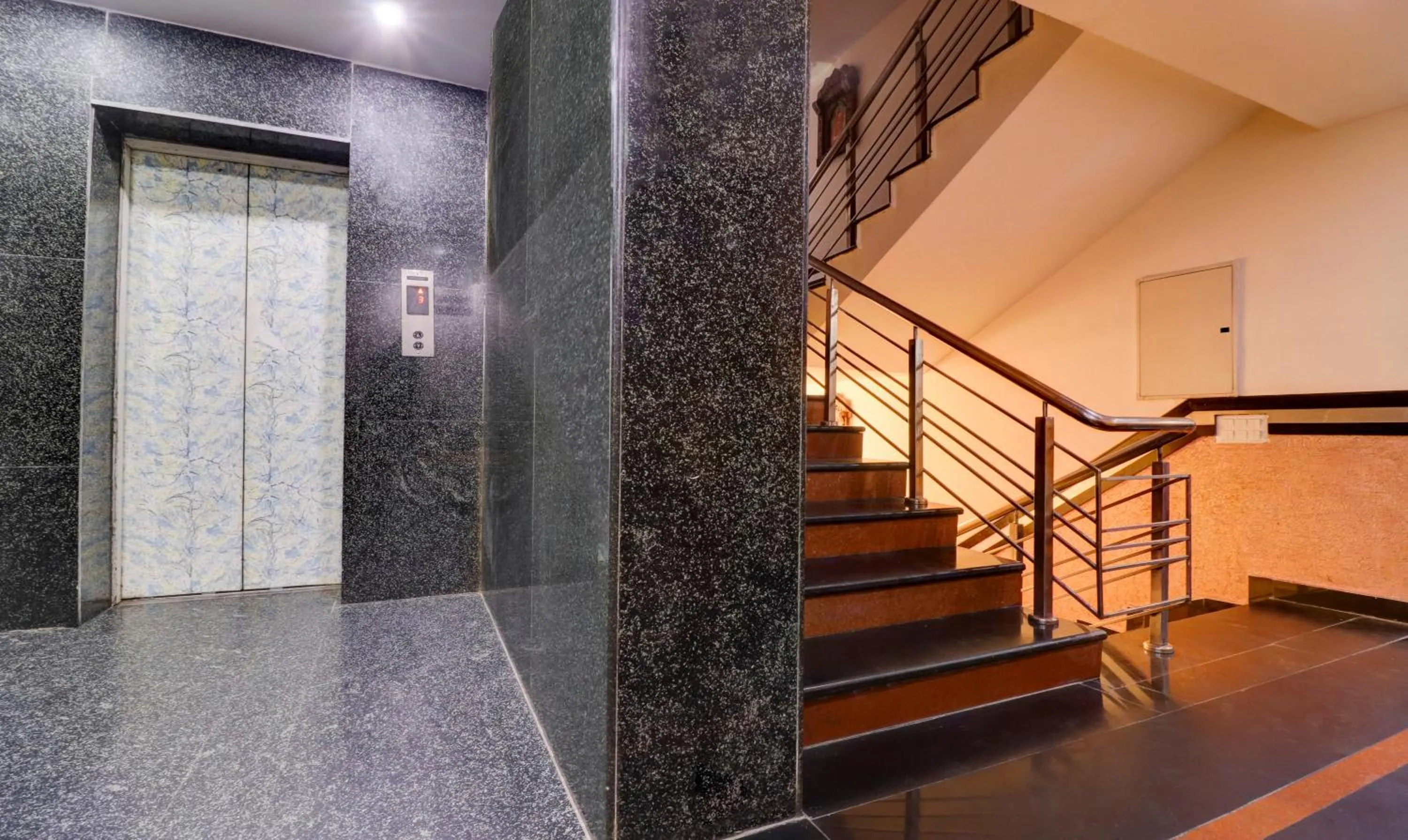 elevator in Treebo Calista, Patel Nagar