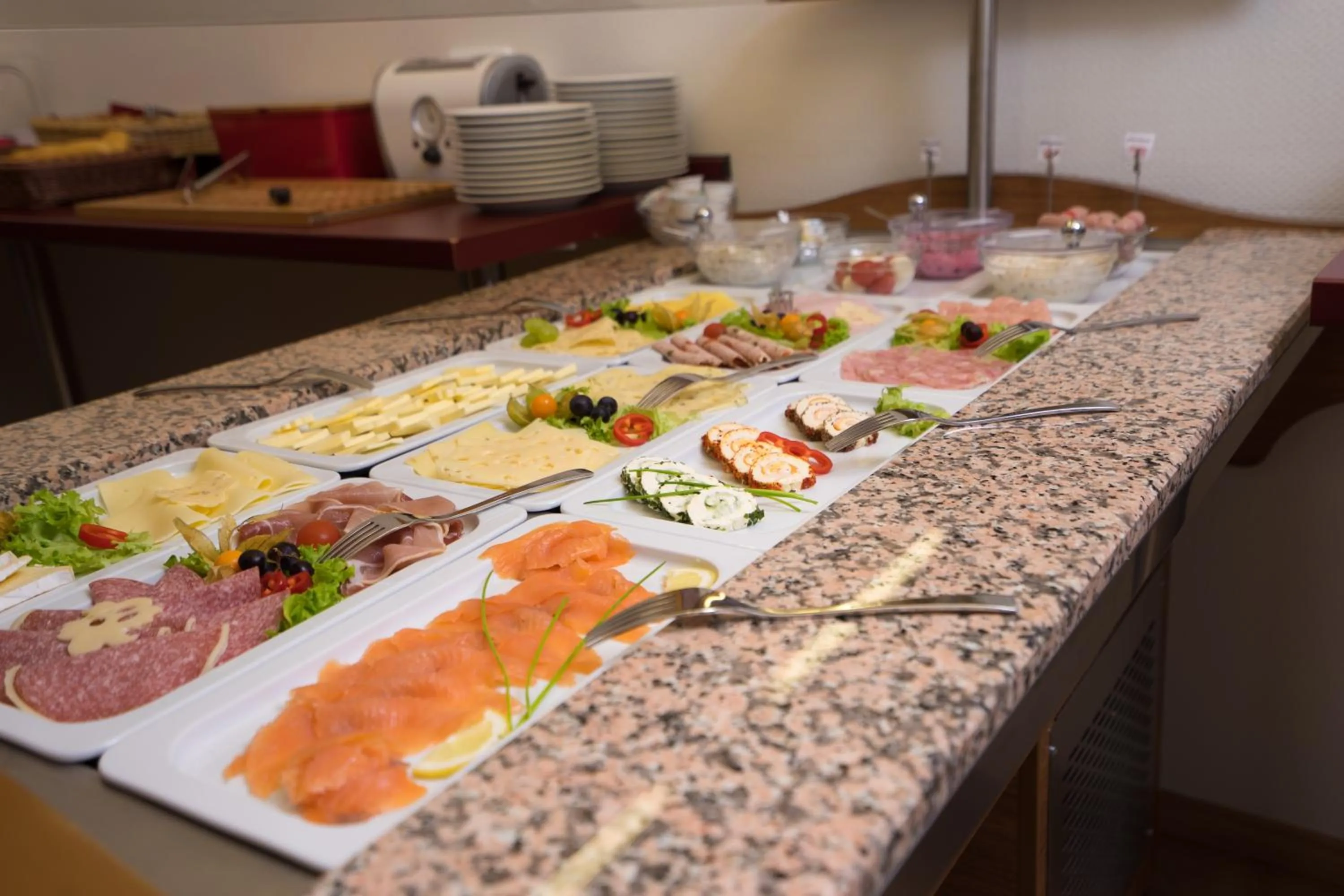 Buffet breakfast in Parkhotel Pyrmont