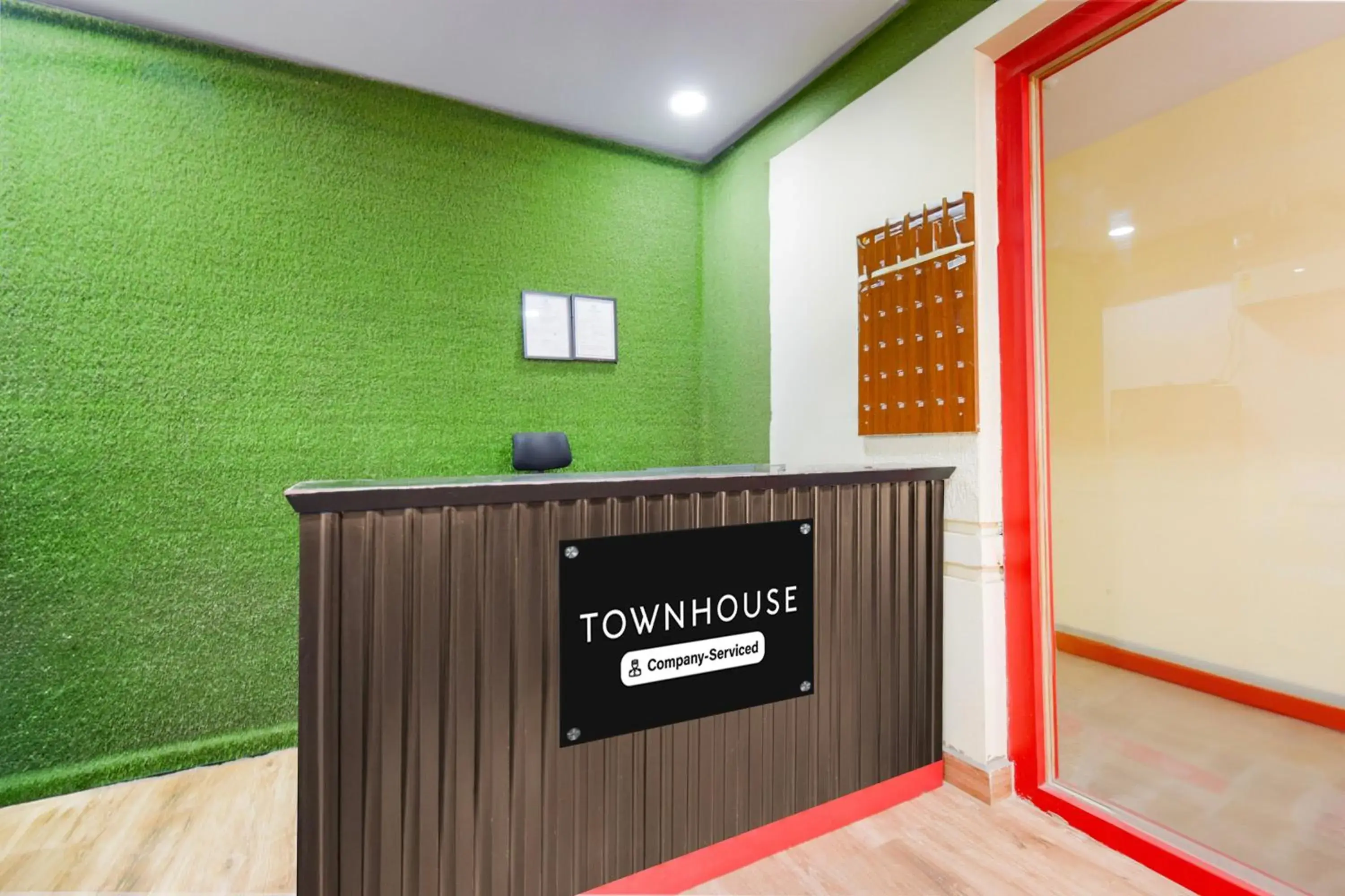 Lobby or reception in Super Townhouse Hitech City Madhapur Lobby or reception in Super Townhouse Hitech City Madhapur