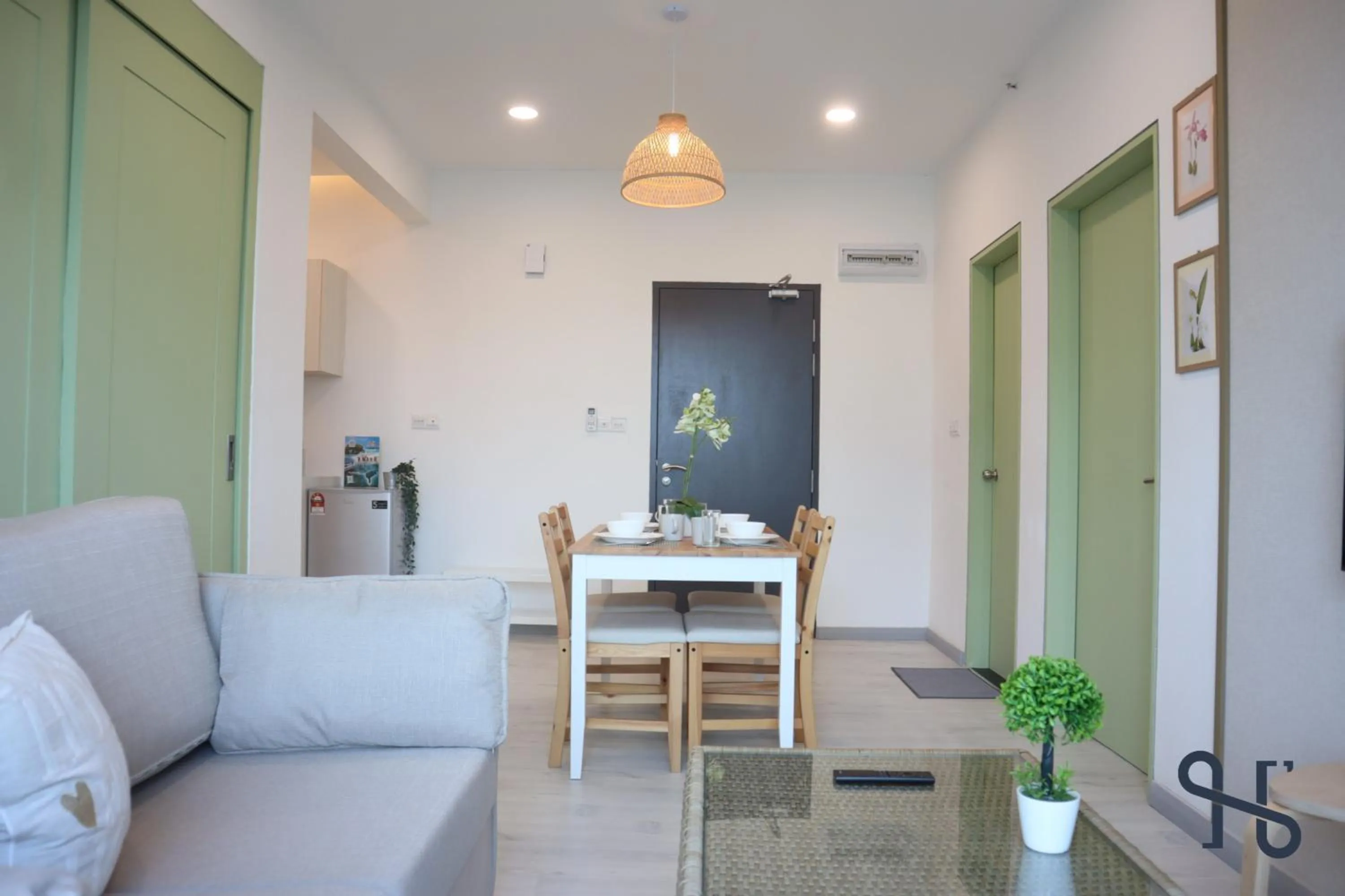 Living room in Homesuite' Home at Jesselton Quay