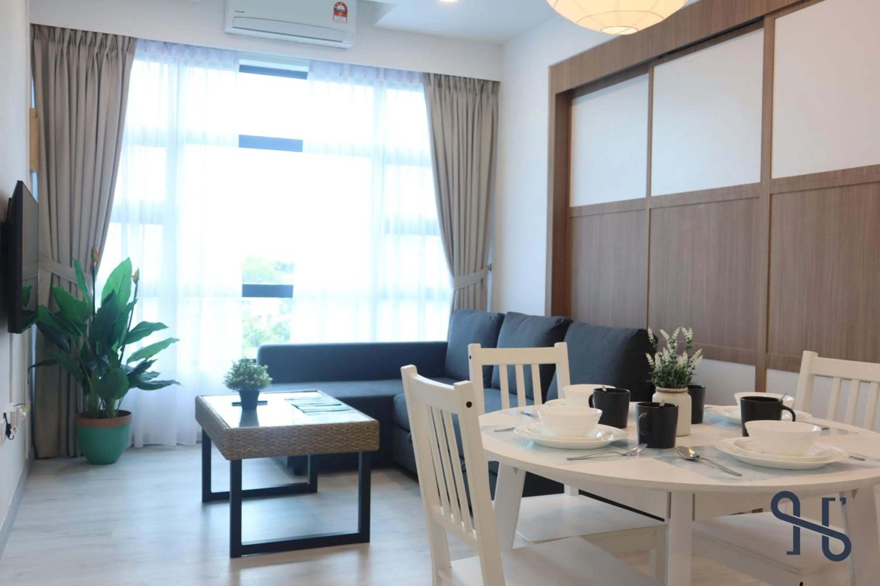 Living room in Homesuite' Home at Jesselton Quay