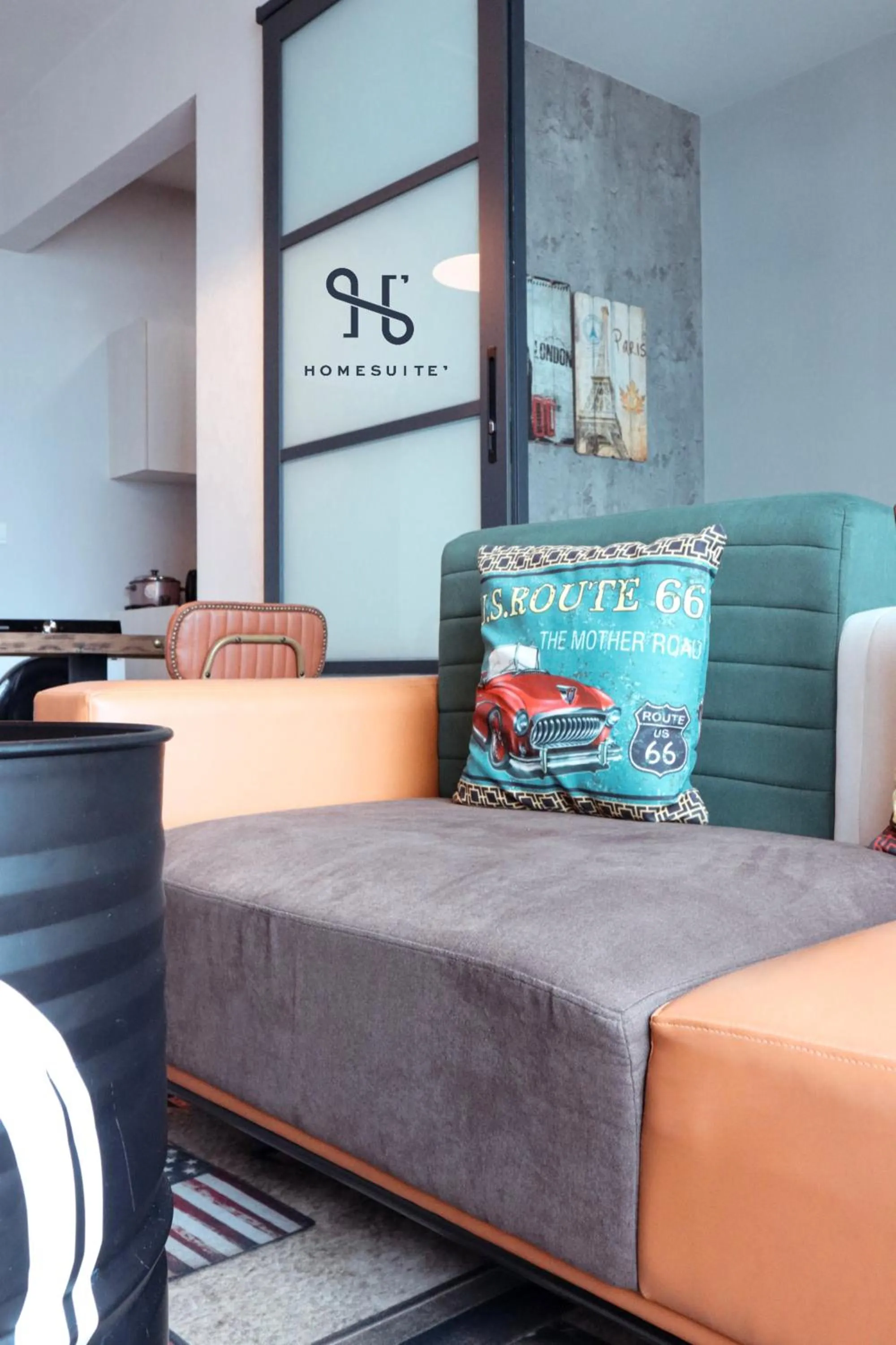 Seating area in Homesuite' Home at Jesselton Quay