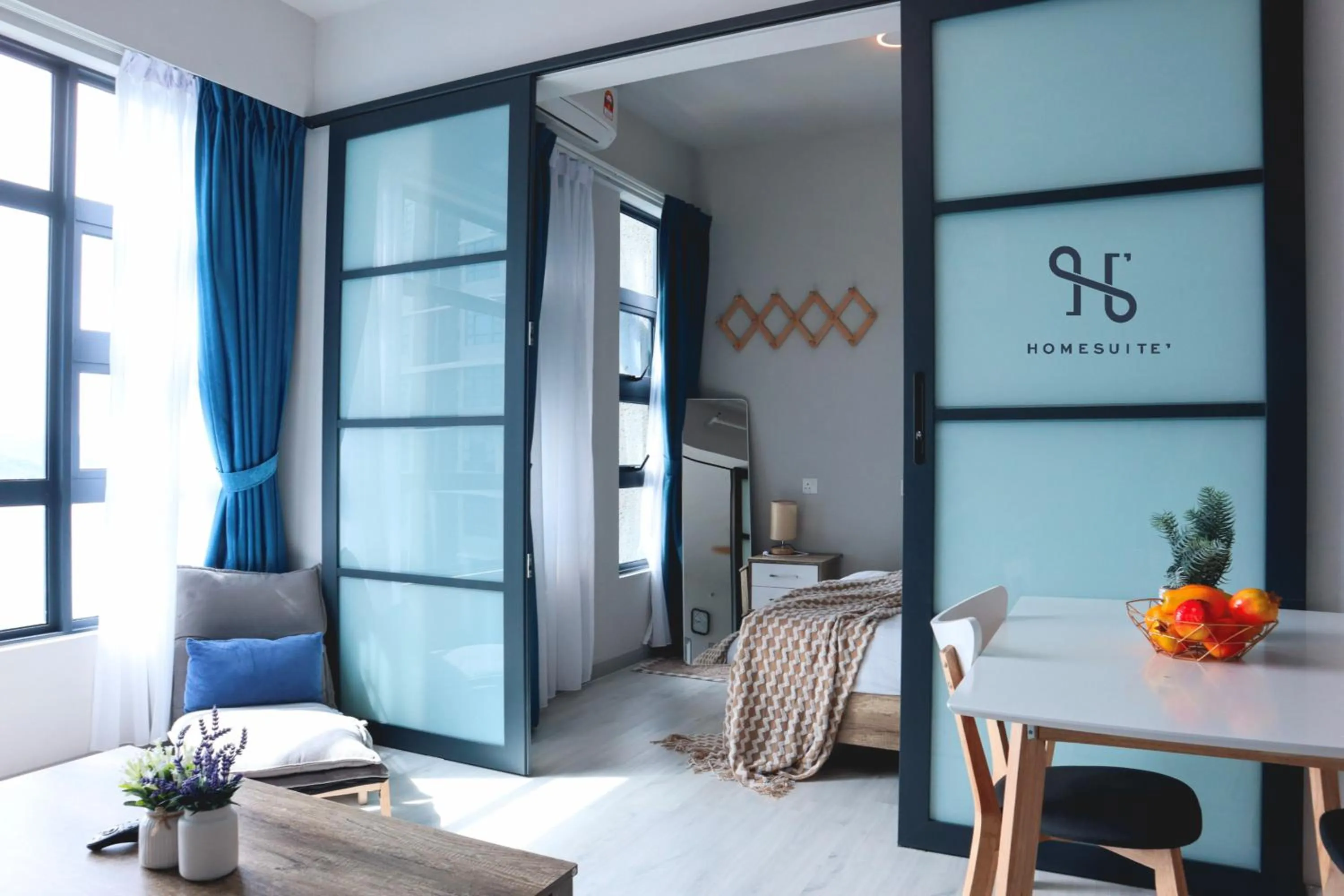 Living room in Homesuite' Home at Jesselton Quay