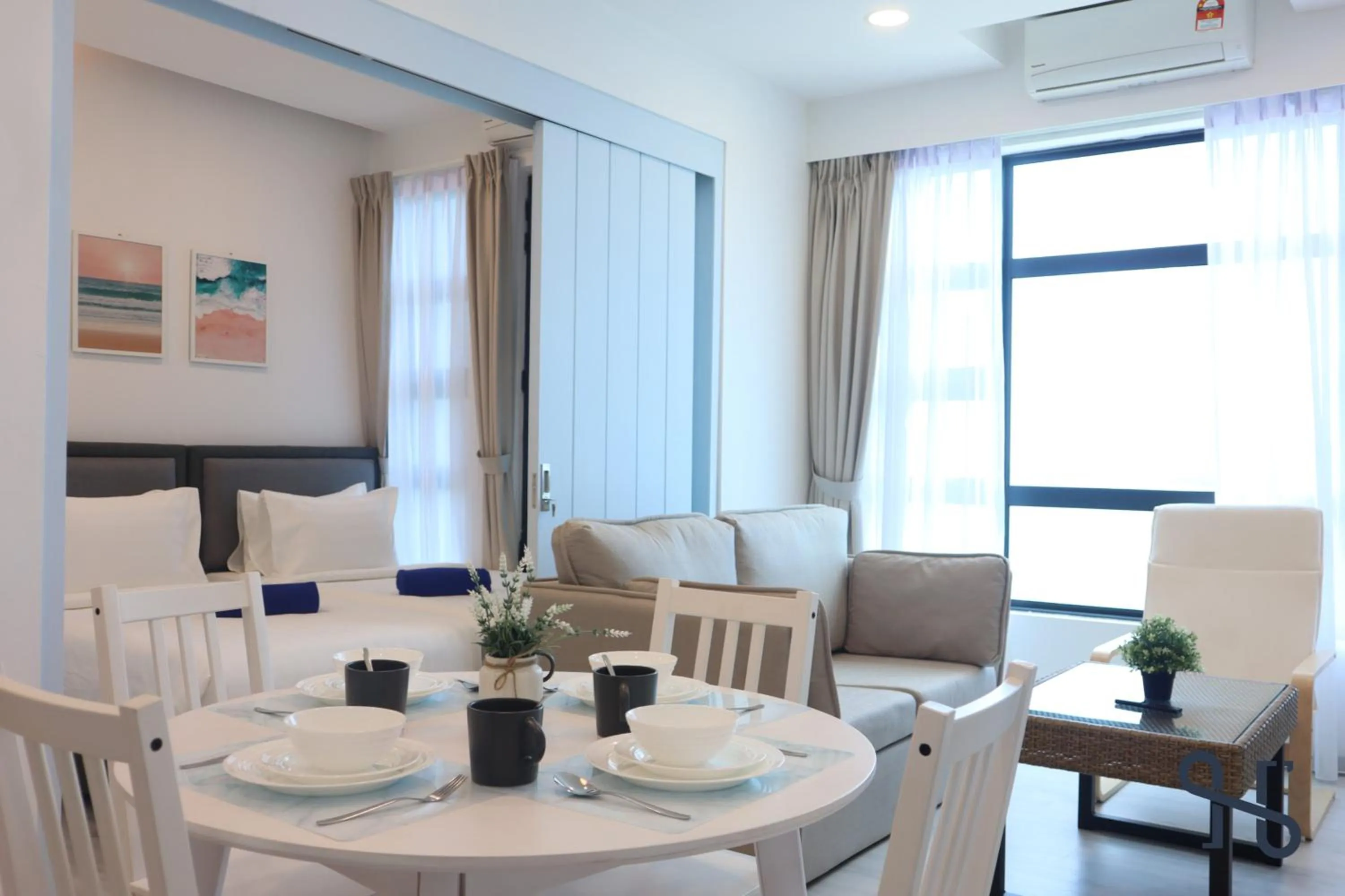 Living room in Homesuite' Home at Jesselton Quay