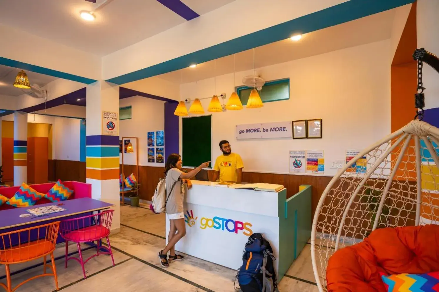 Lobby or reception in goSTOPS Bir, Landing Site Lobby or reception in goSTOPS Bir, Landing Site