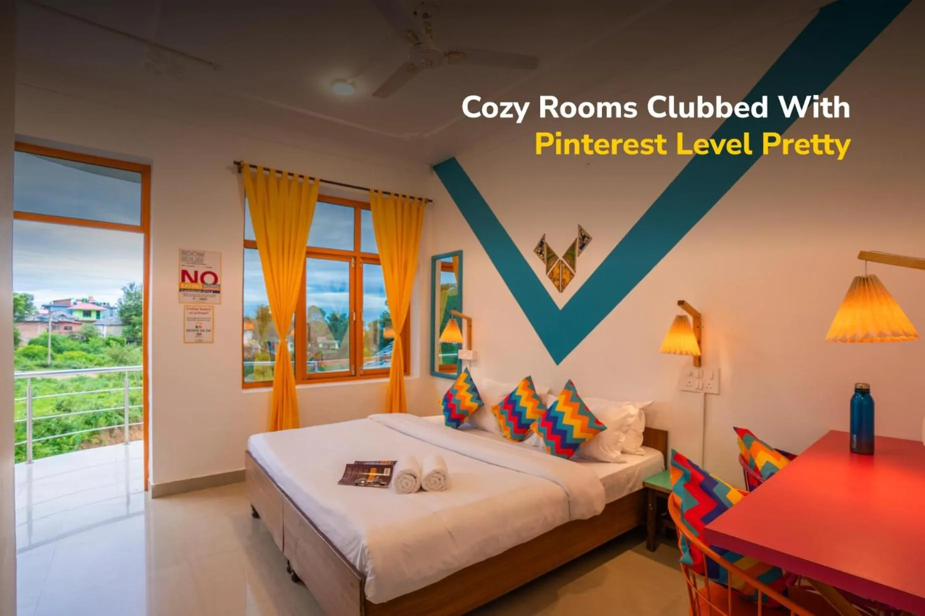 Bed in goSTOPS Bir, Landing Site