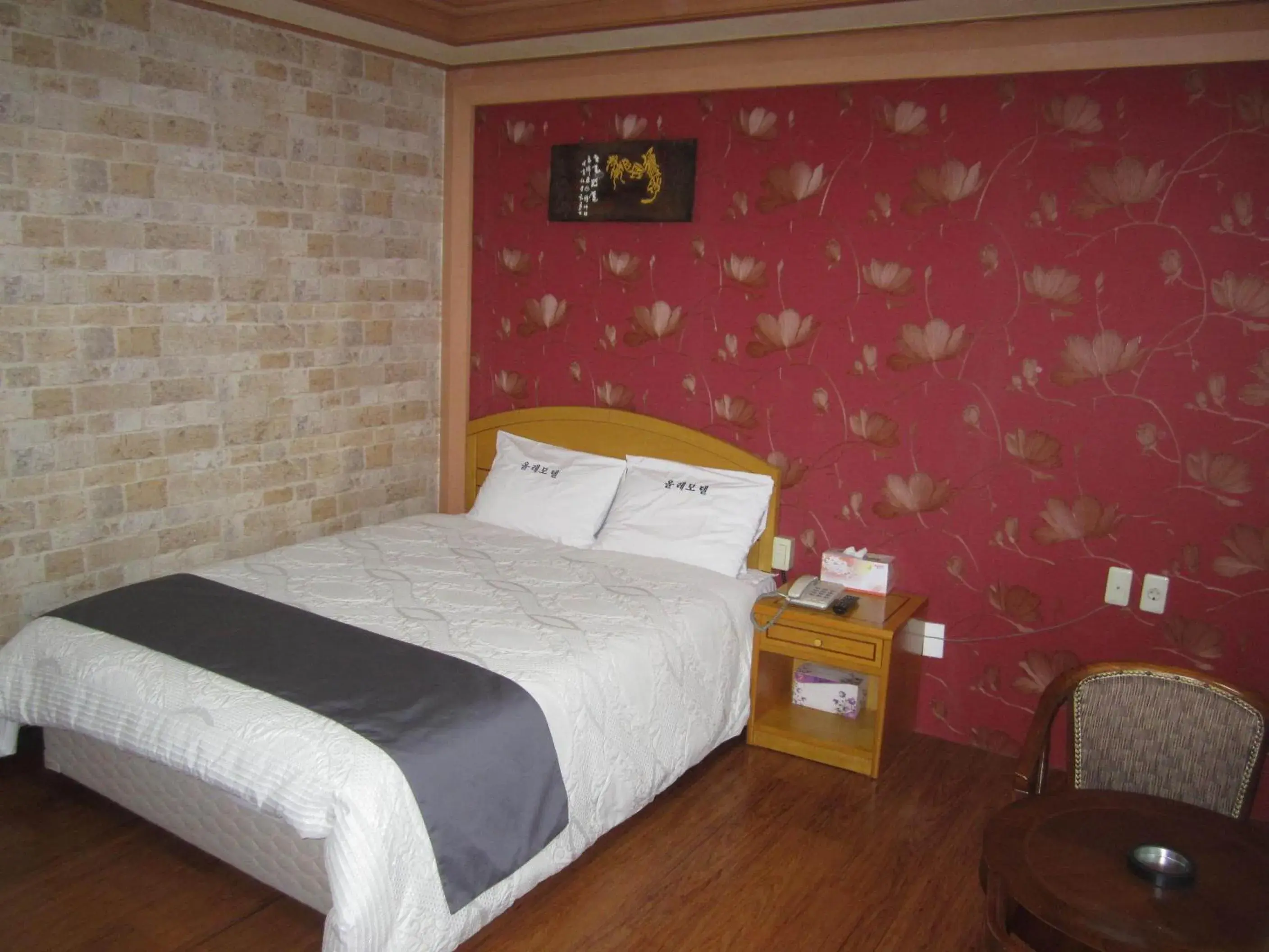 Bed in Jeju Olleh Hotel Bed in Jeju Olleh Hotel