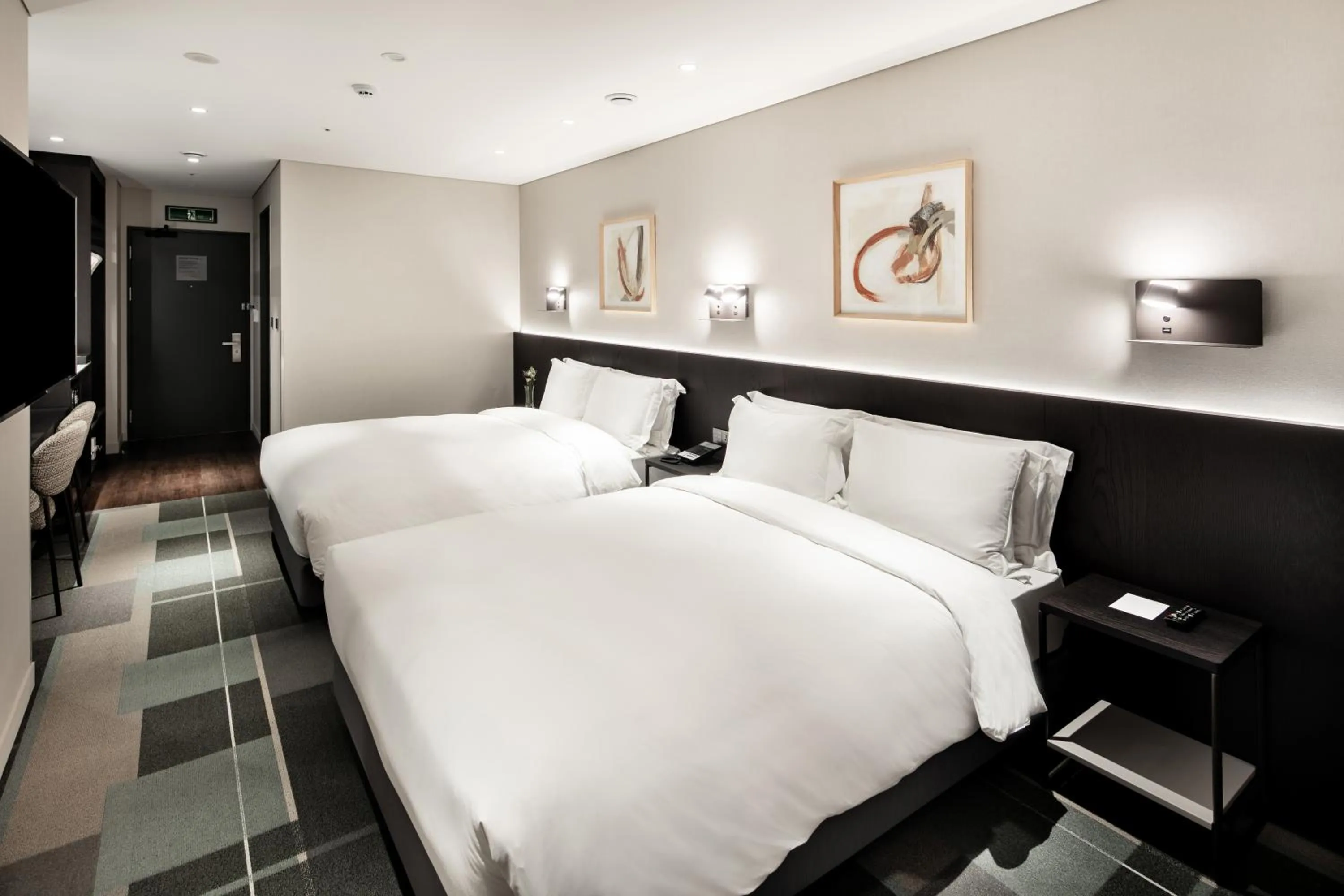 Photo of the whole room, Bed in G3 Hotel Chungmuro