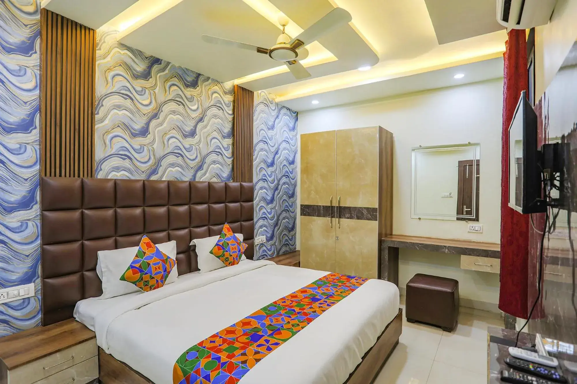 Deluxe Room - single occupancy in FabHotel Naman Deluxe Room - single occupancy in FabHotel Naman