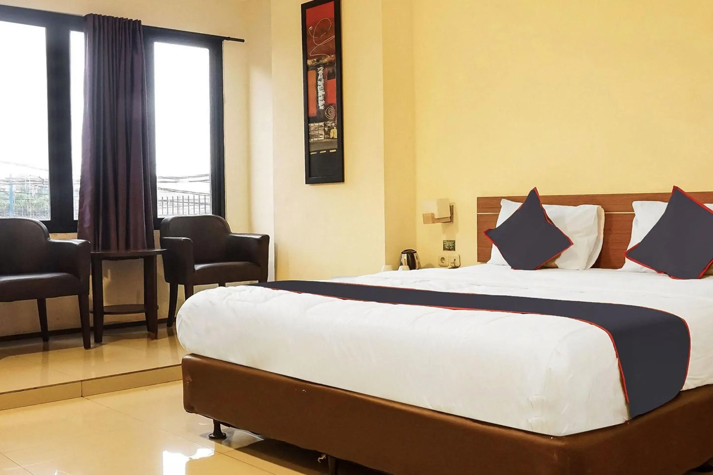 Bedroom, Bed in Collection O 91409 Hotel Fiducia Otista 153 - 157 Bedroom, Bed in Collection O 91409 Hotel Fiducia Otista 153 - 157