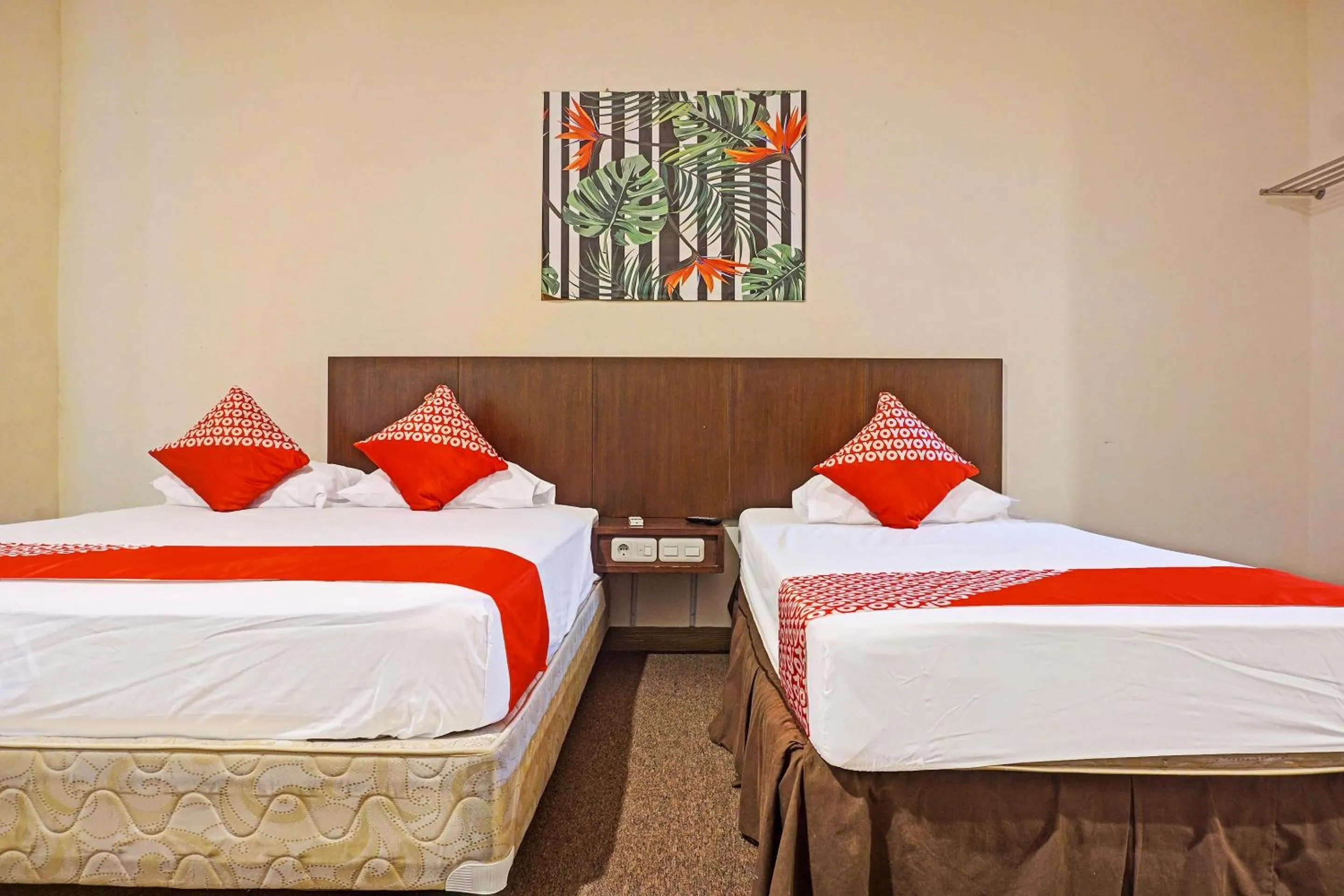 Bedroom, Bed in Collection O 91414 Hotel Marina Beach