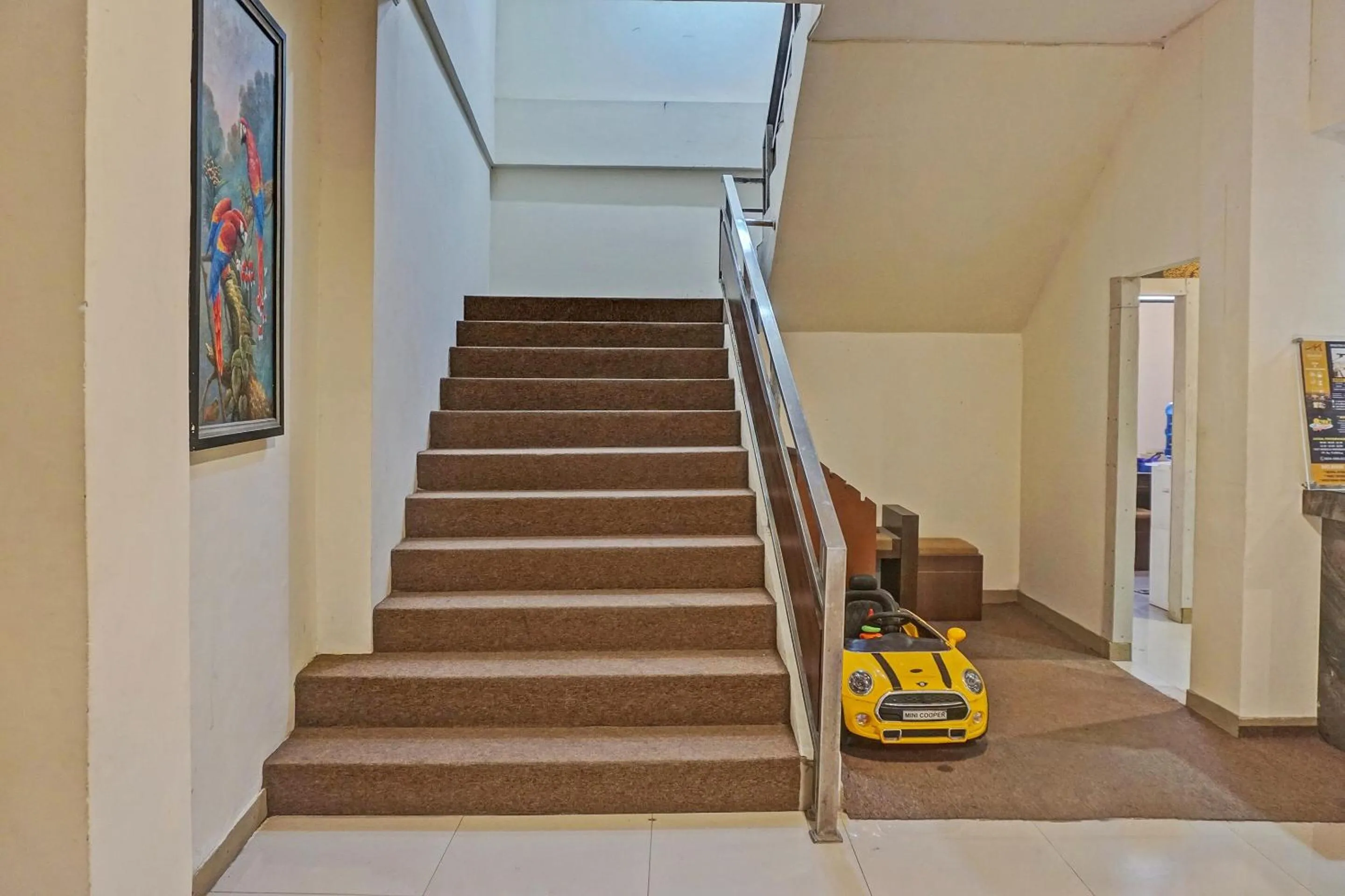Lobby or reception in Collection O 91414 Hotel Marina Beach
