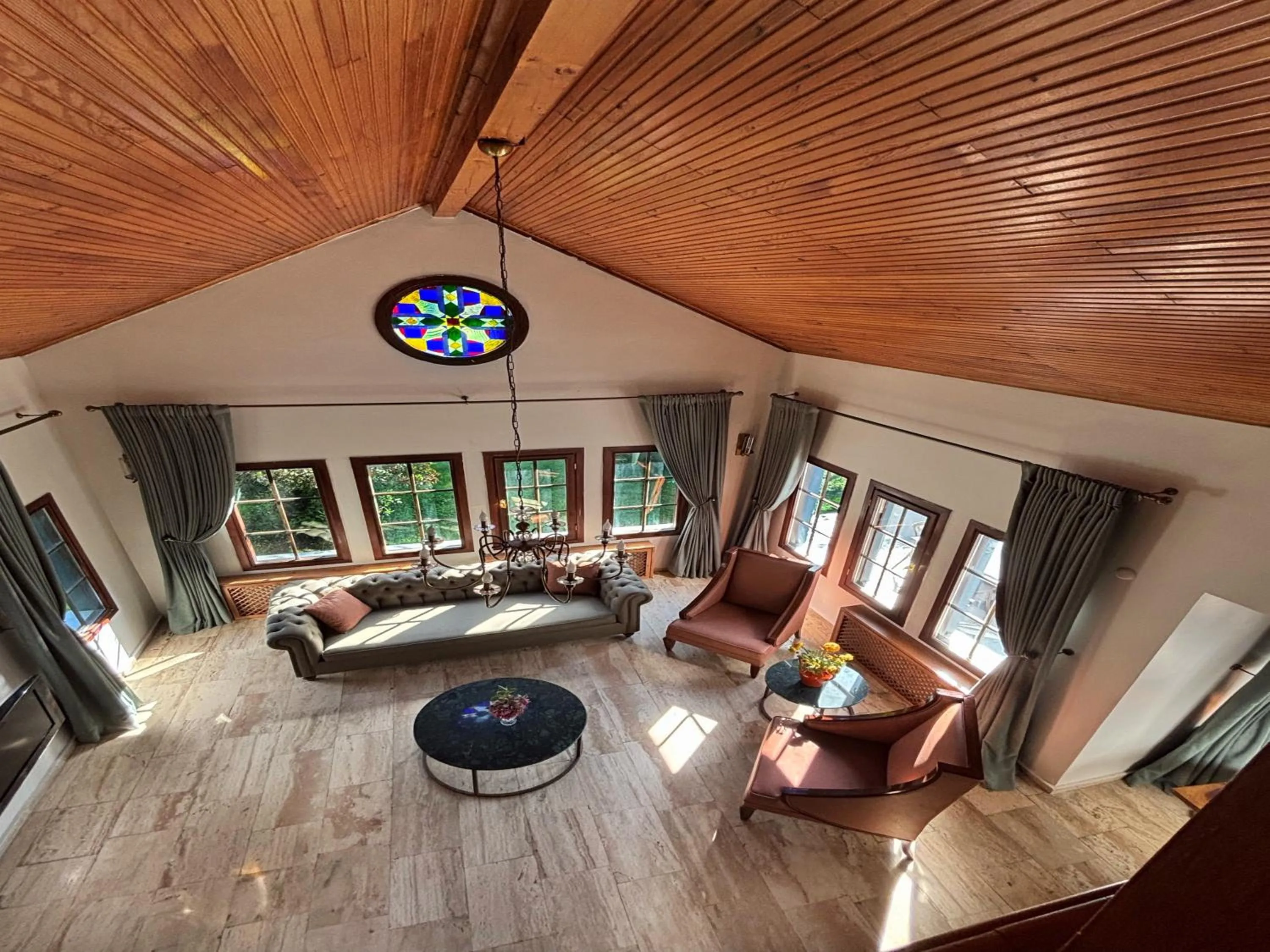 Living room in Villa Kirkpinar Sapanca