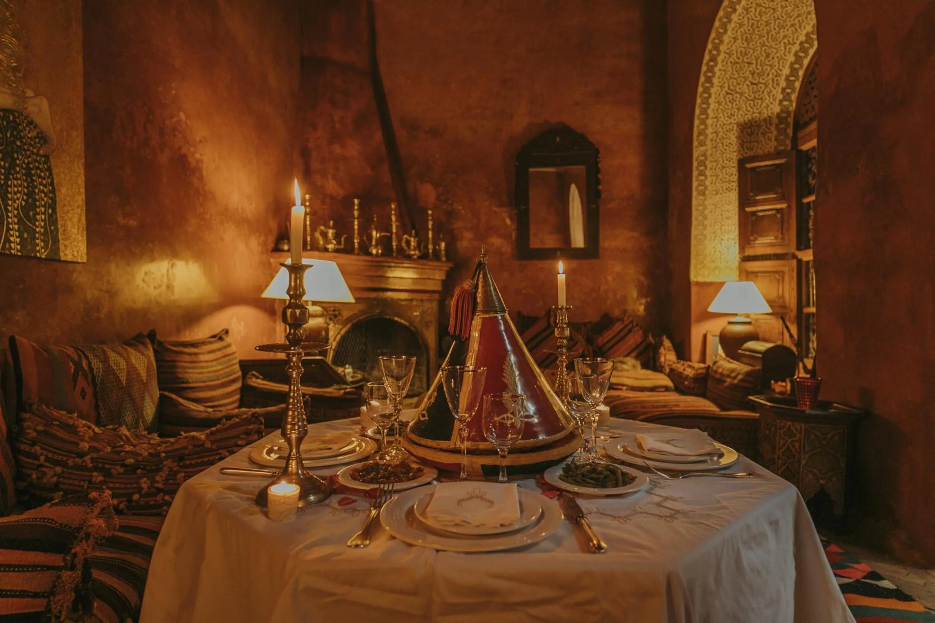 Seating area in Riad Samsara