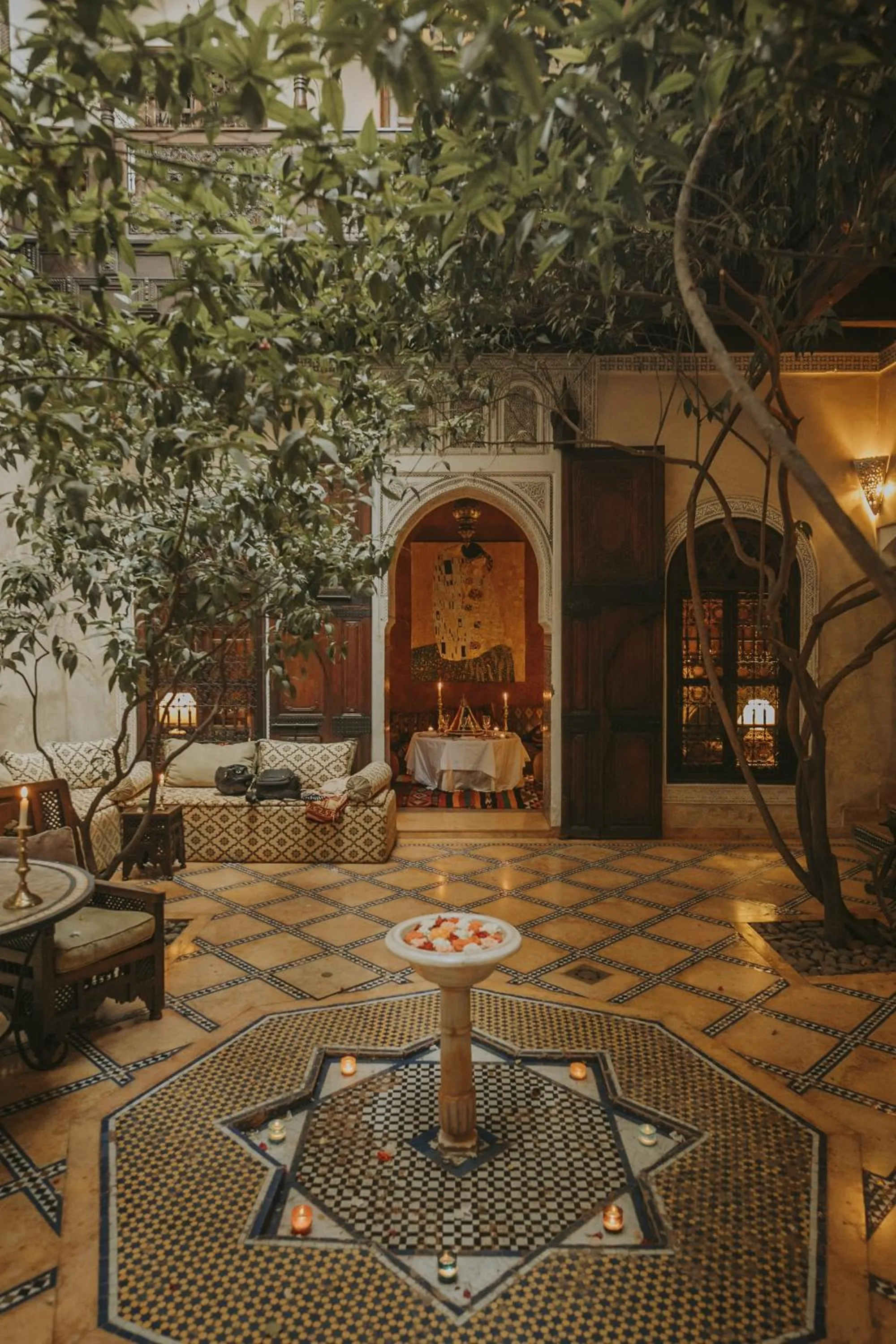 Patio in Riad Samsara