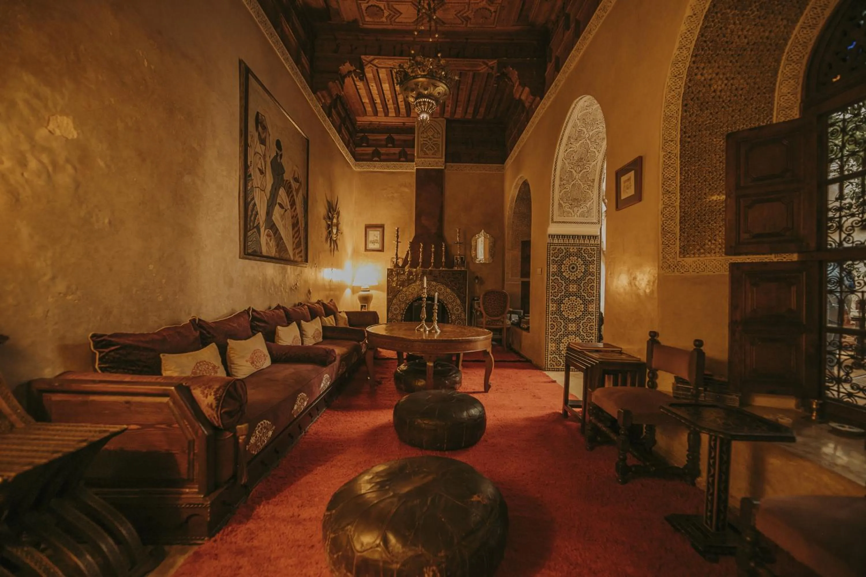 Living room in Riad Samsara